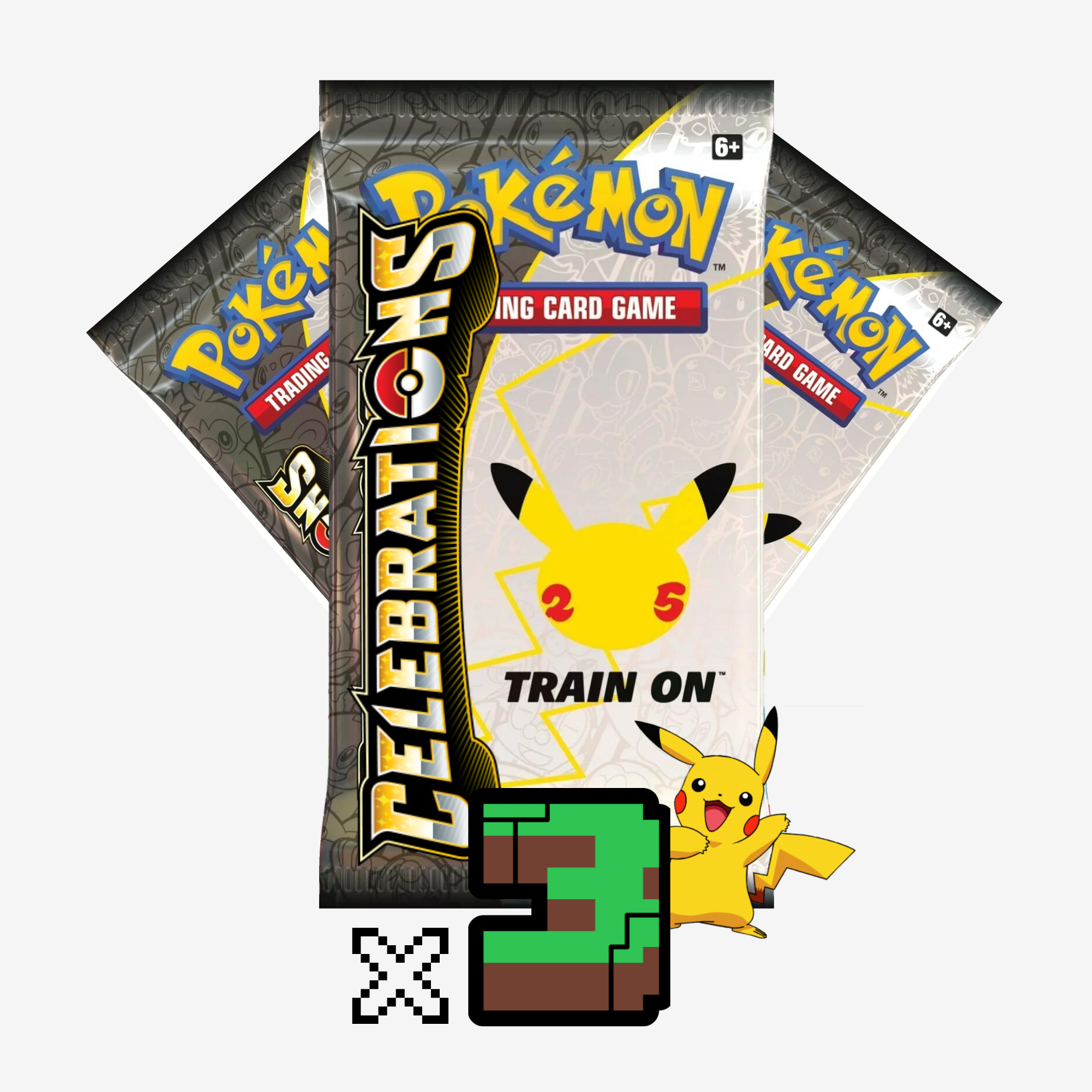 Pokemon Celebrations Booster Pack - English (x3)
