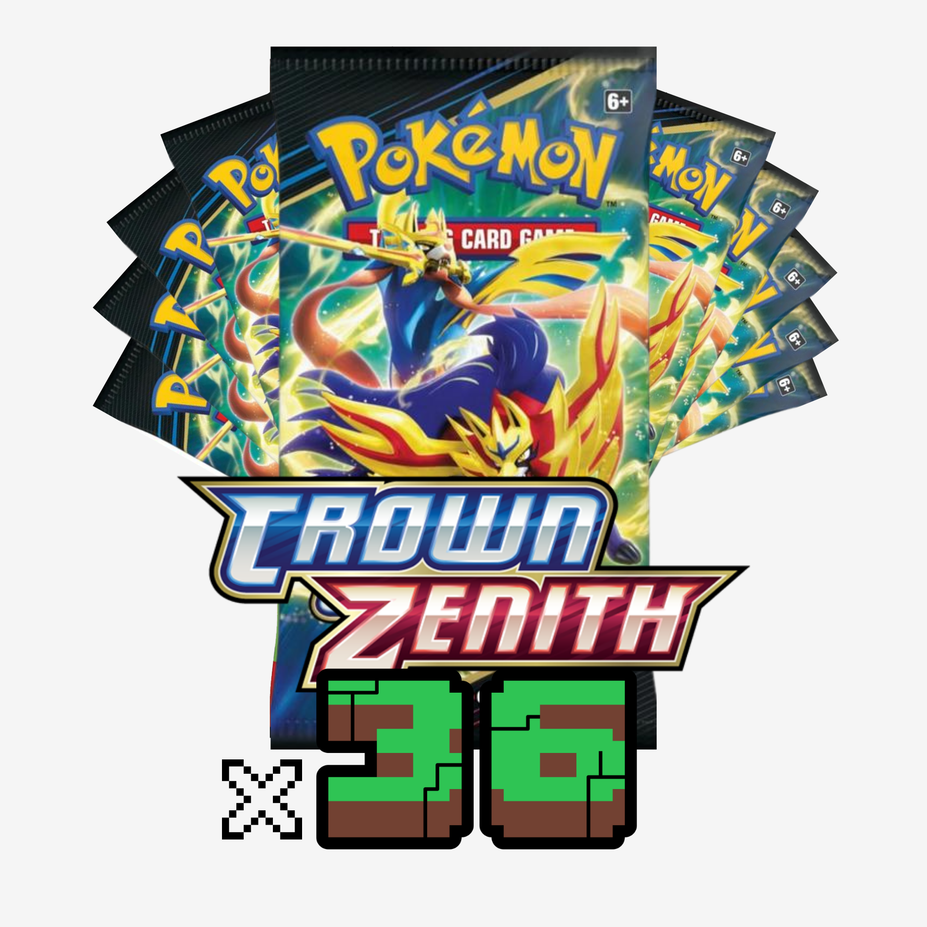 Pokemon Crown Zenith Booster Pack - English (x36)