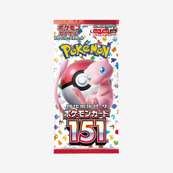 Japanese Pokemon 151 Sealed Booster Pack x1 (Trading Cards)