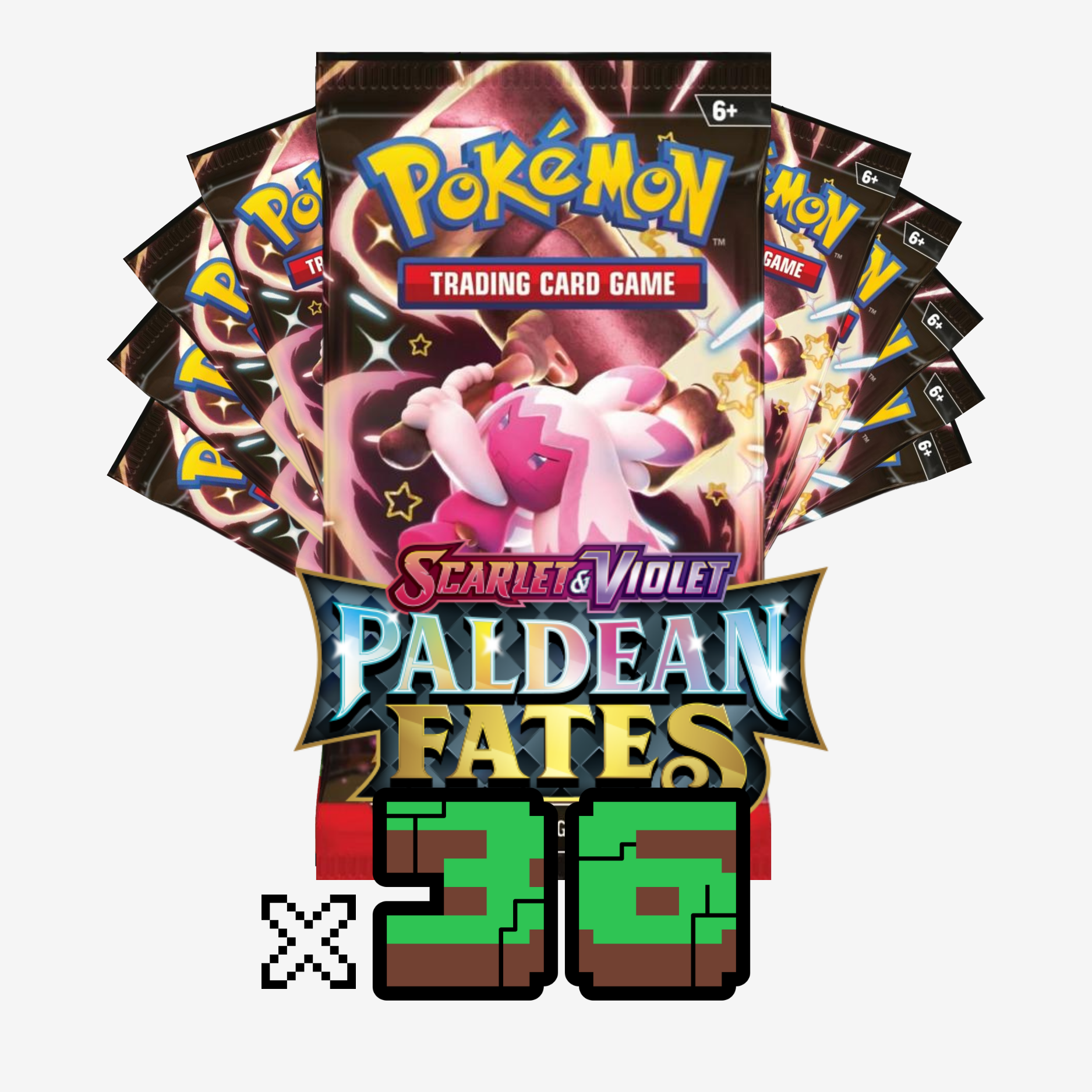 Pokemon Paldean Fates Booster Pack - English (x36)