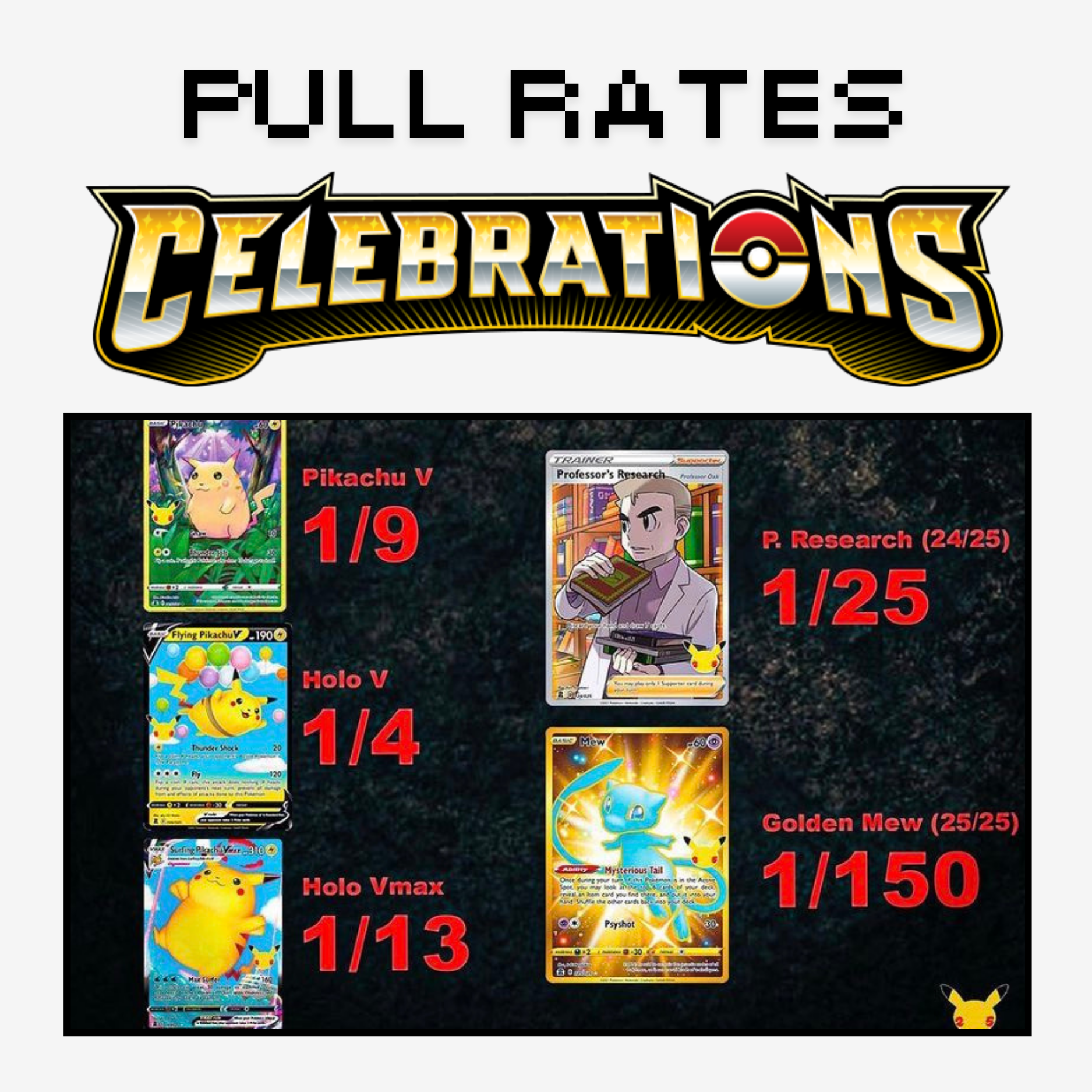 Pokemon Celebrations Booster Pack - English (x10)