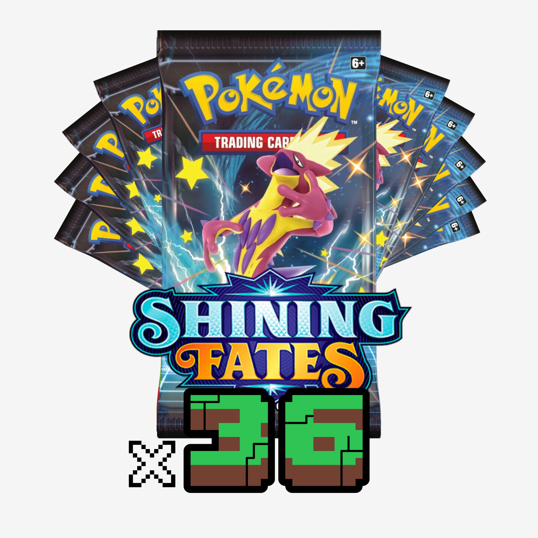 Pokemon Shining Fates Booster Pack x36 - English (x1)