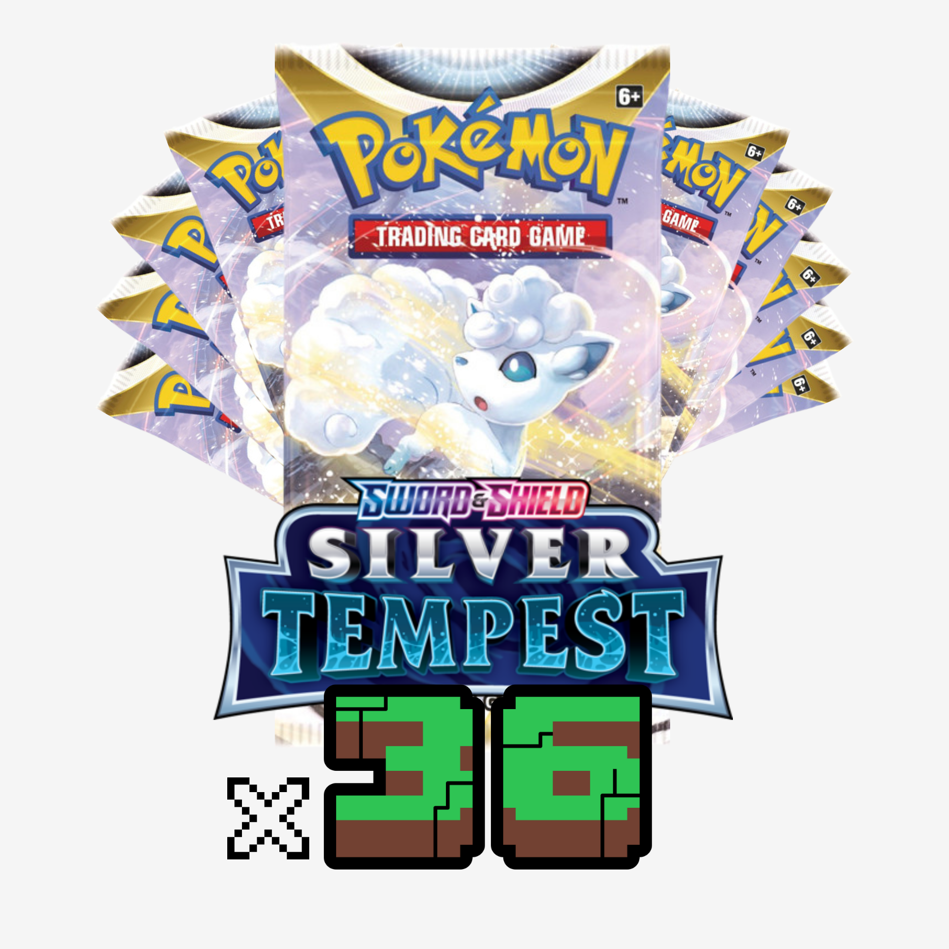Pokemon Silver Tempest Booster Pack - English x36