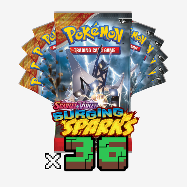 Pokemon Surging Sparks Sealed Booster Pack x36 (Trading Cards)