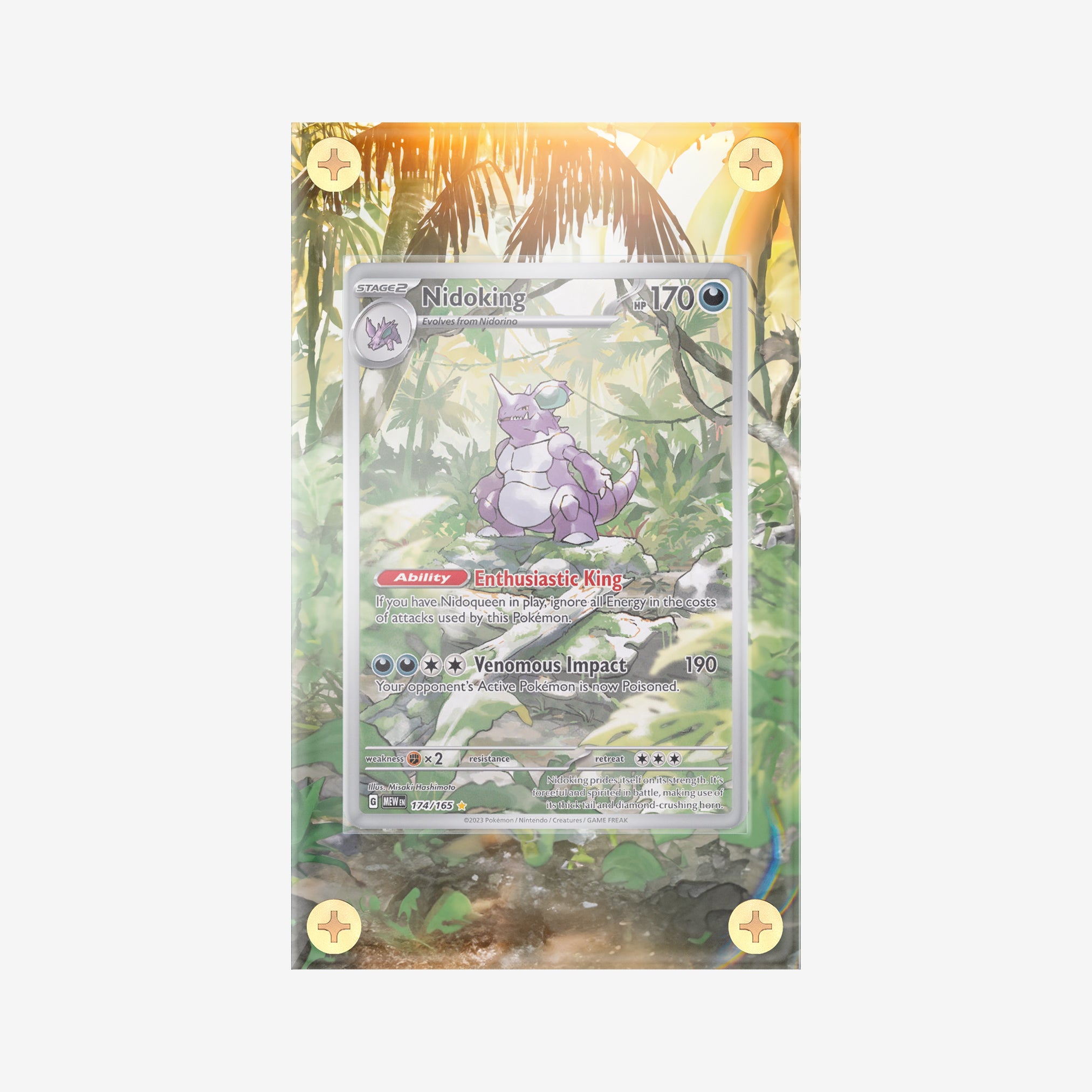 Nidoking #174/165 : 151 - Pokemon Infinity Frames
