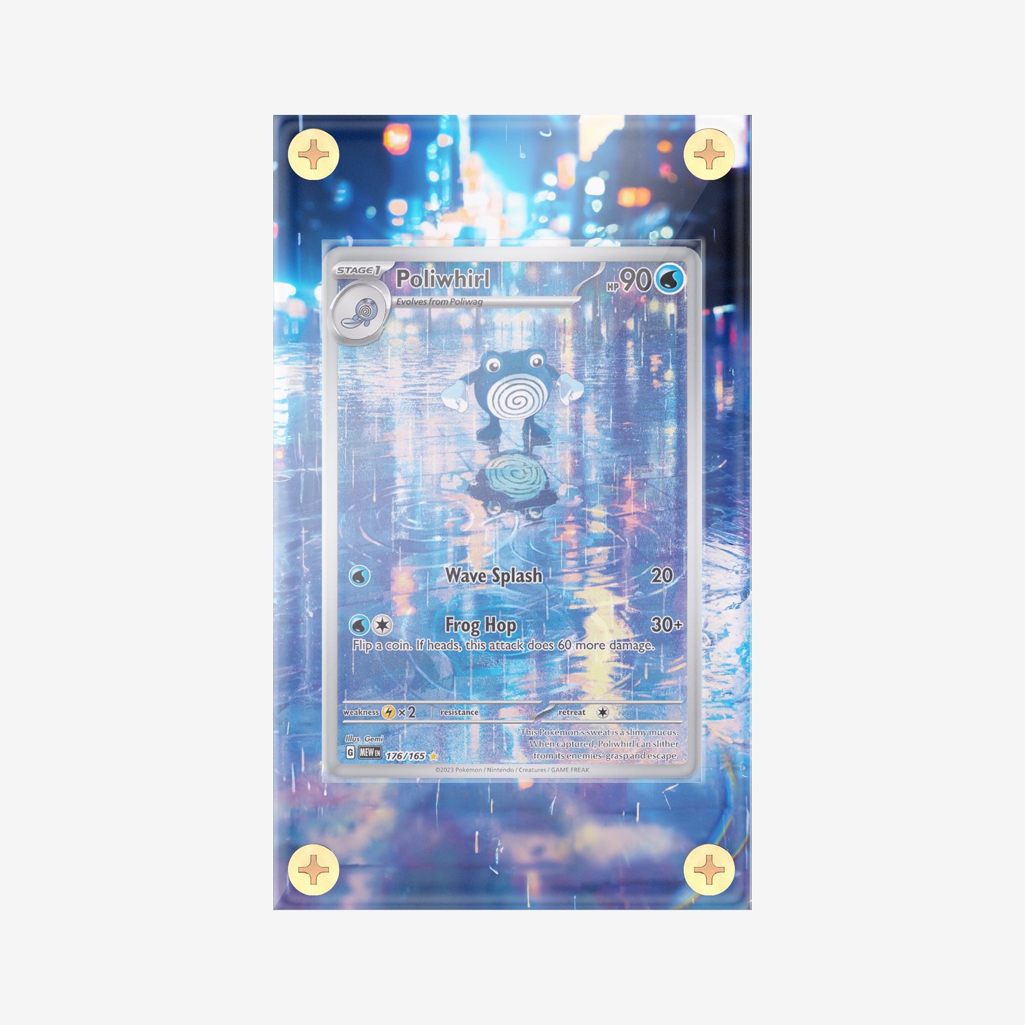 Poliwhirl #176/165 : 151 - Pokemon Infinity Frames