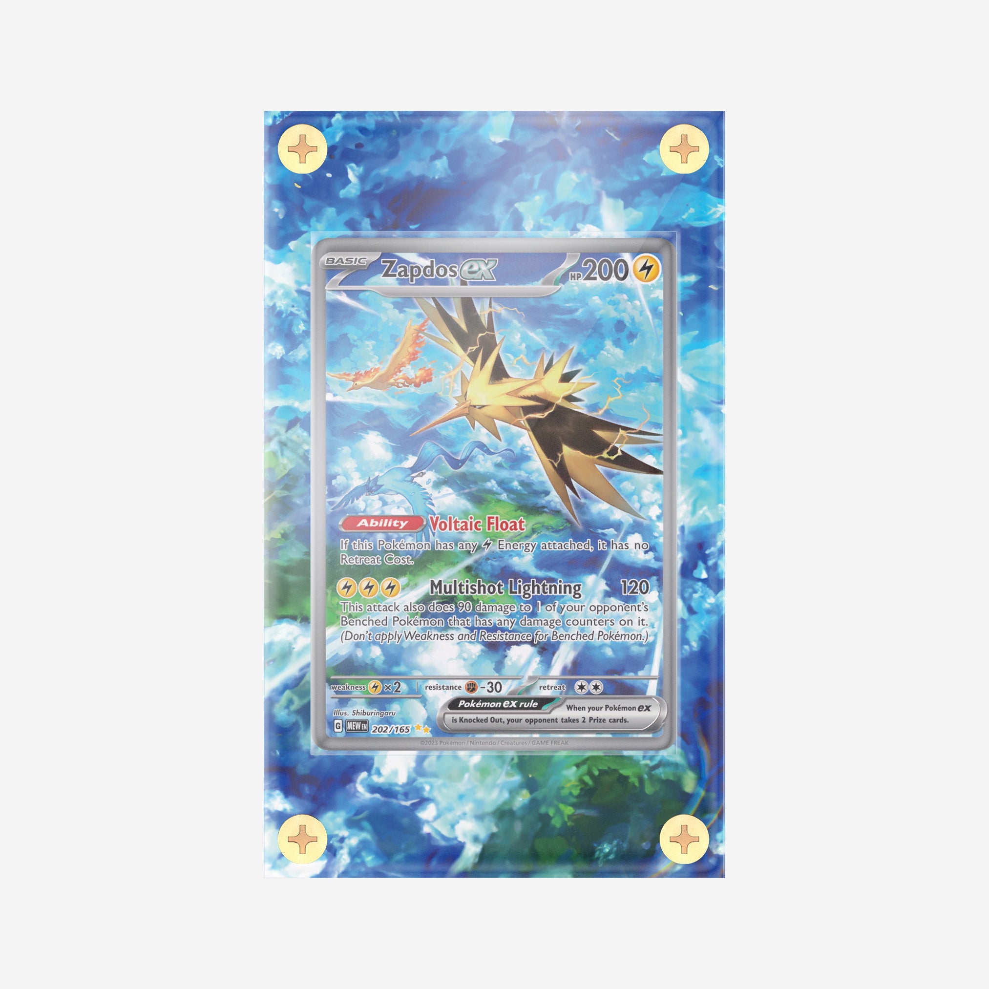 Zapdos #202/165 : 151 - Pokemon Infinity Frames