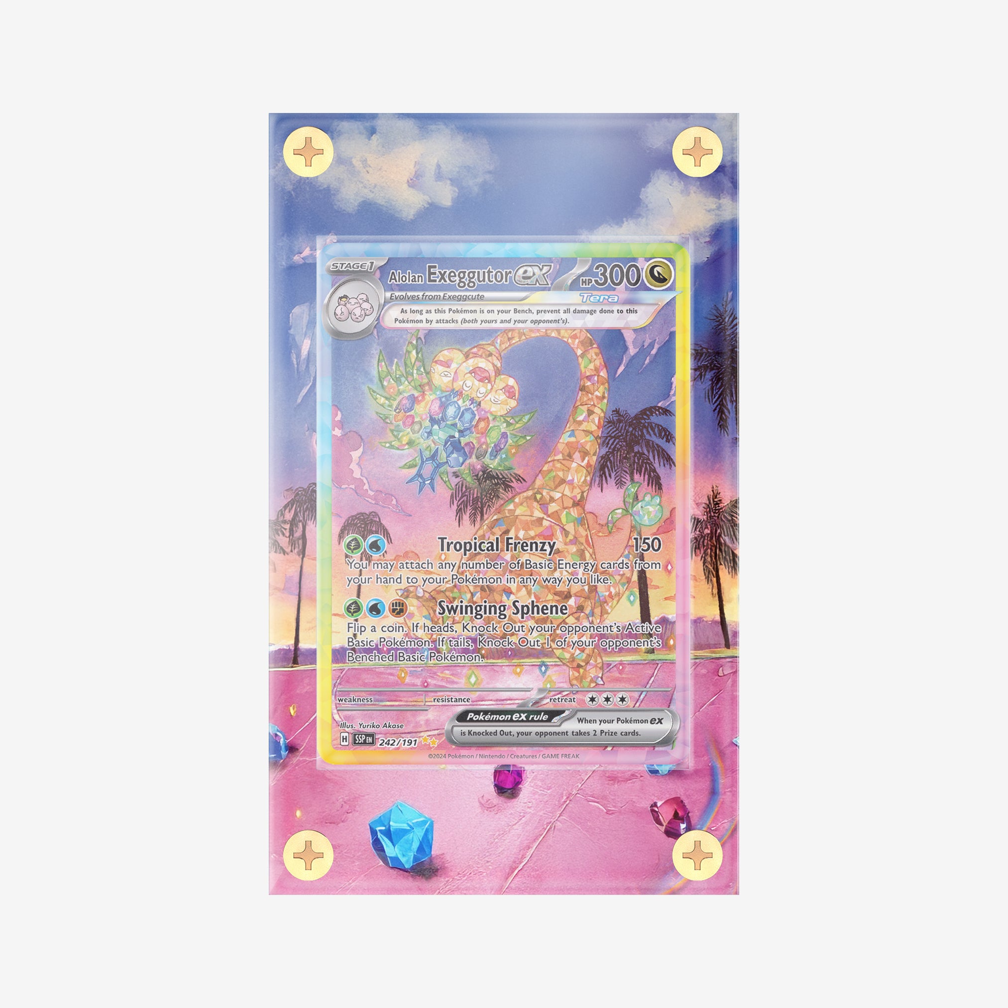 Alolan Exeggutor #242/191 : Surging Sparks - Pokemon Infinity Frames