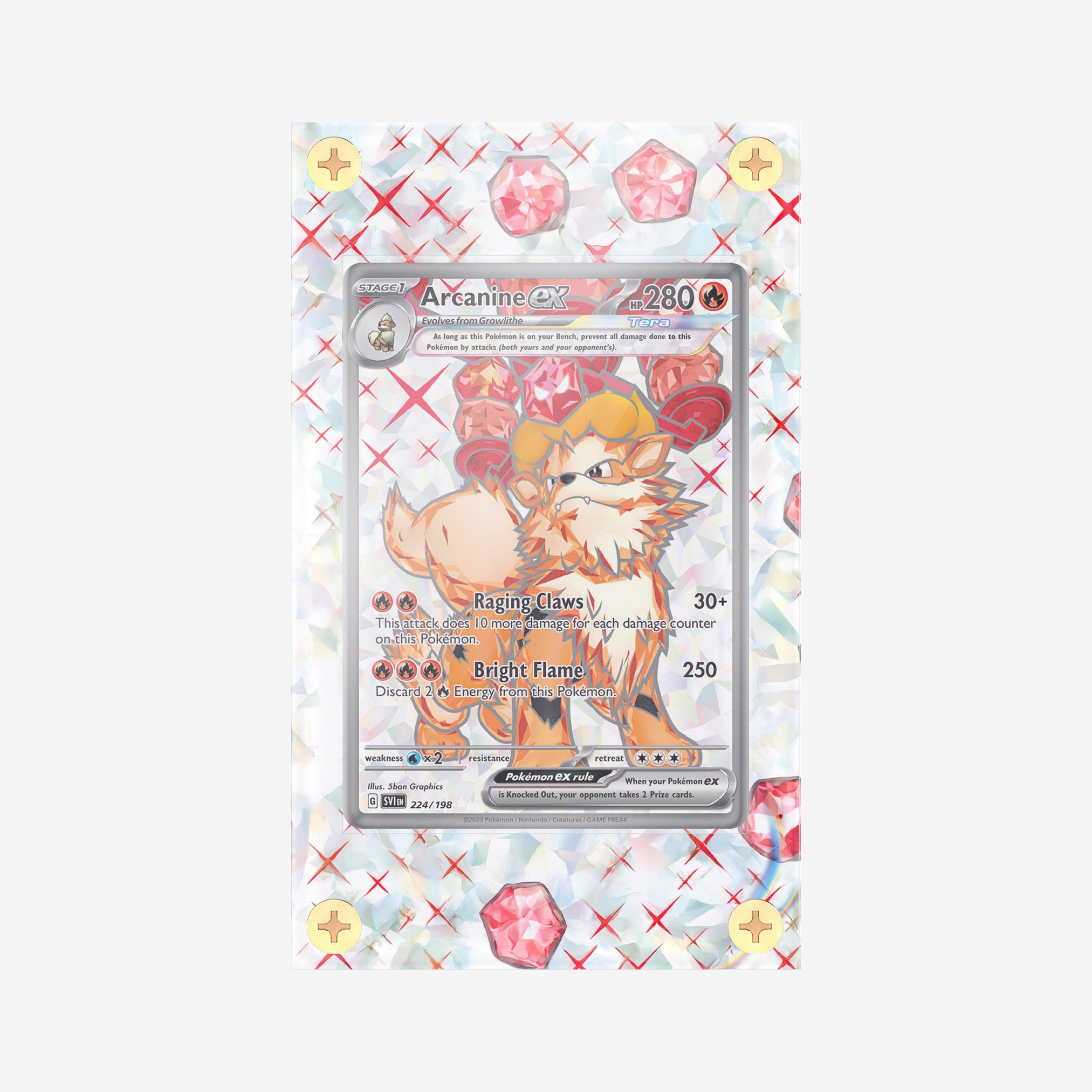 Arcanine #224/198 : S&V - Pokemon Infinity Frames