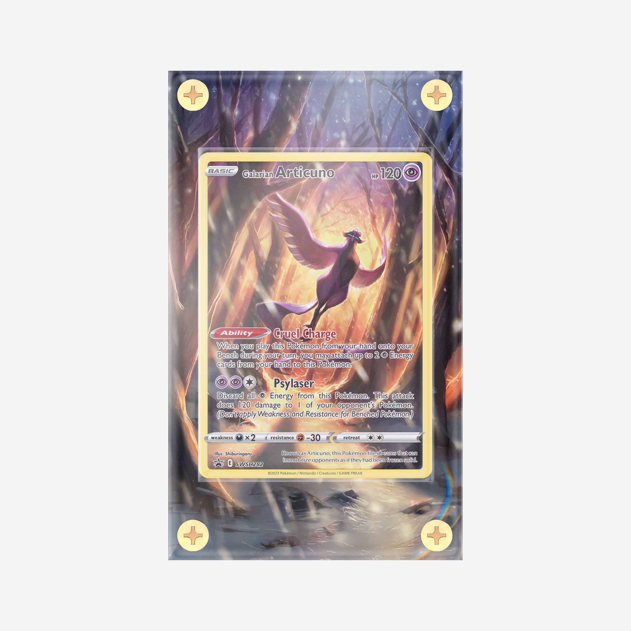 Galarian Articuno #SWSH282 : Crown Zenith - Pokemon Infinity Frames