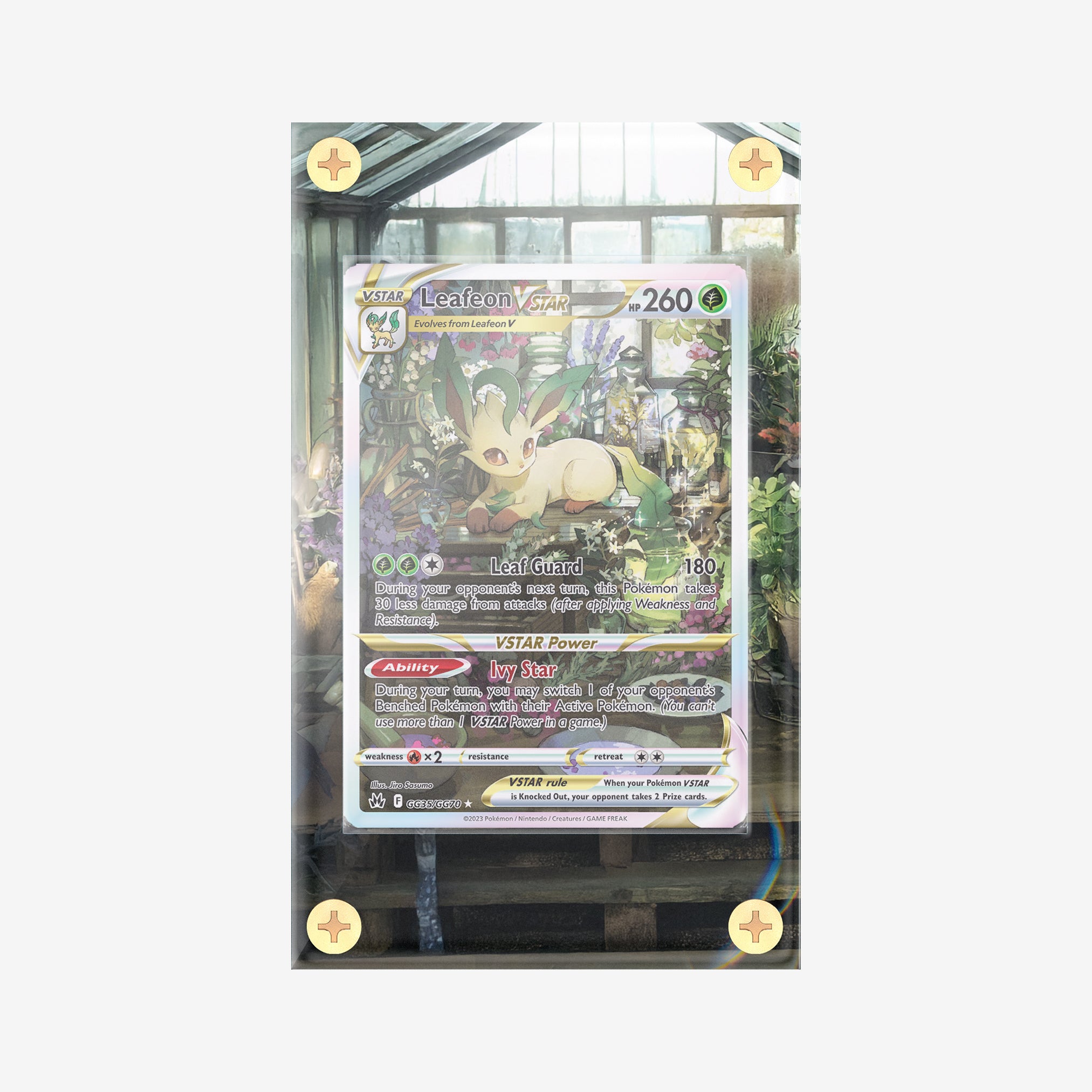 Leafeon VSTAR #GG35/GG70 : Crown Zenith - Pokemon Infinity Frames