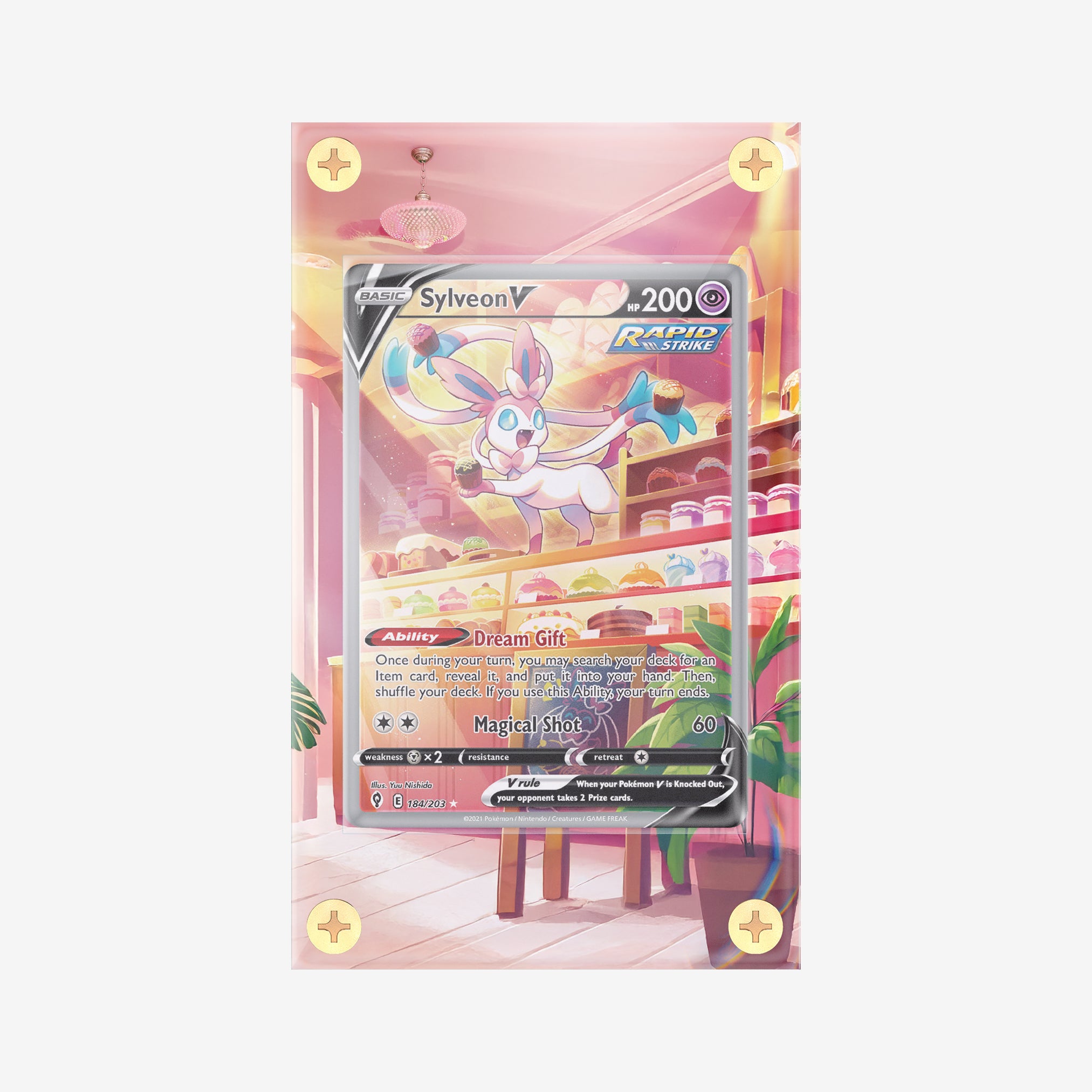 Sylveon V #184/203 : Evolving Skies - Pokemon Infinity Frames