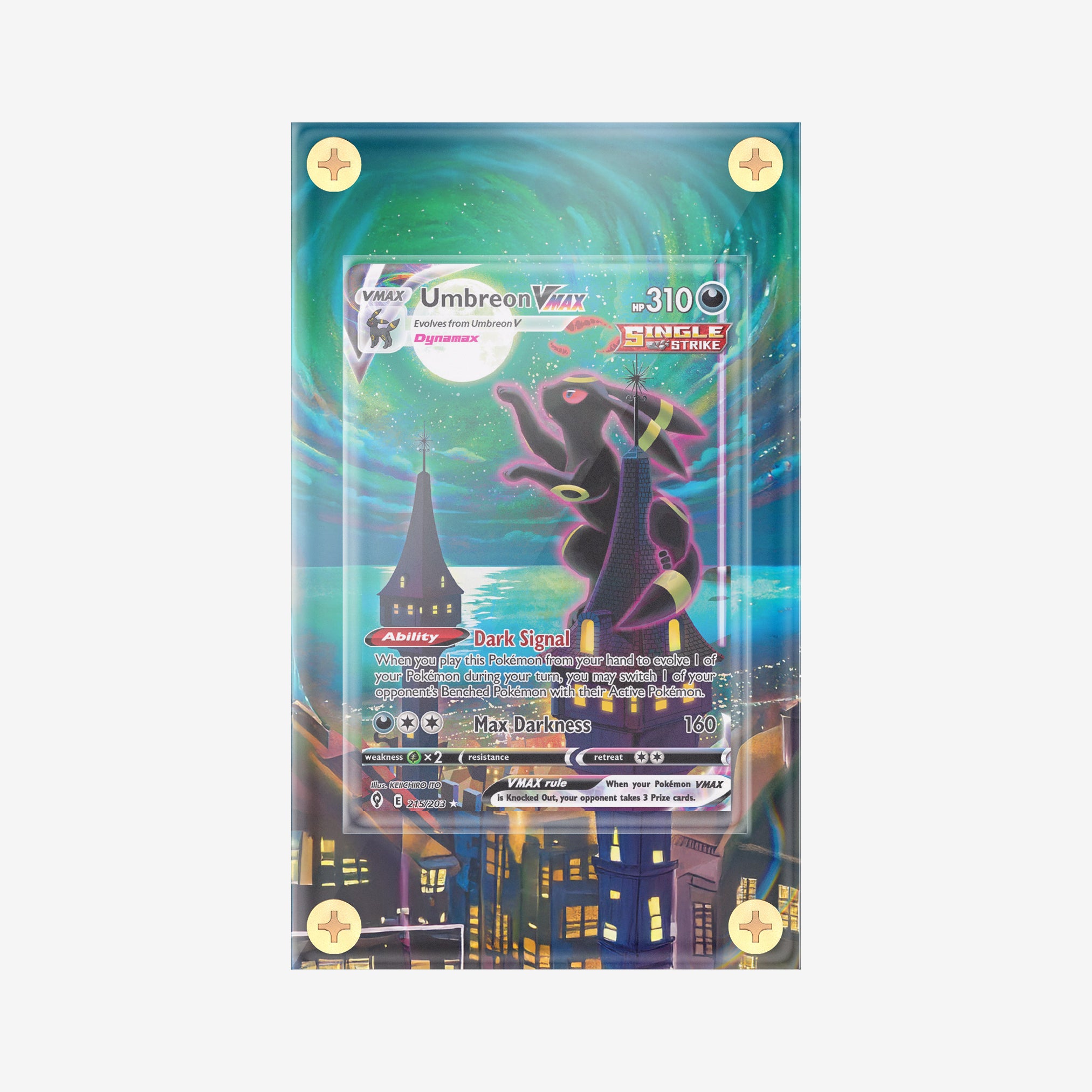 Umbreon VMAX #215/203 : Evolving Skies - Pokemon Infinity Frames