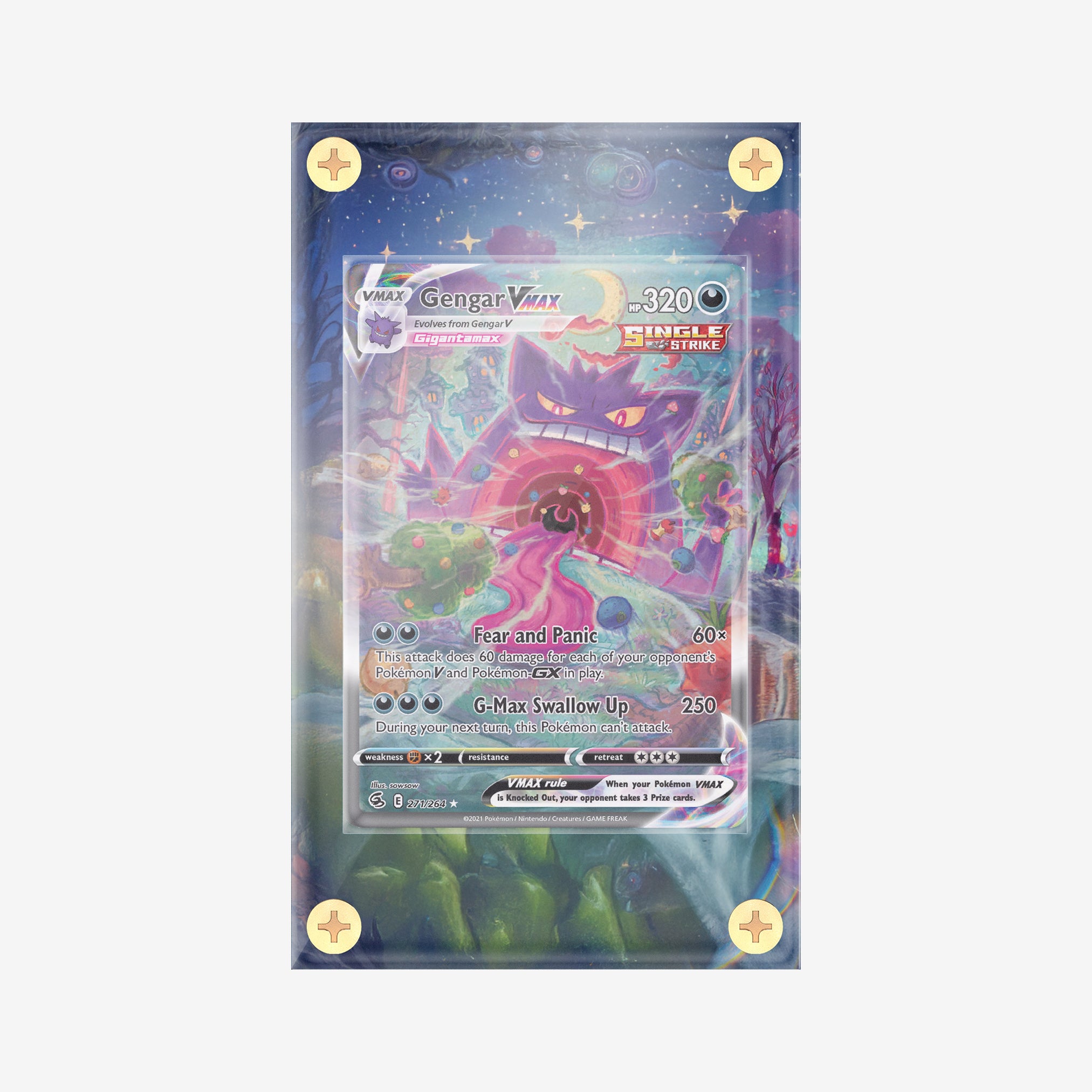 Gengar VMAX #271/264 : Fusion Strike - Pokemon Infinity Frames