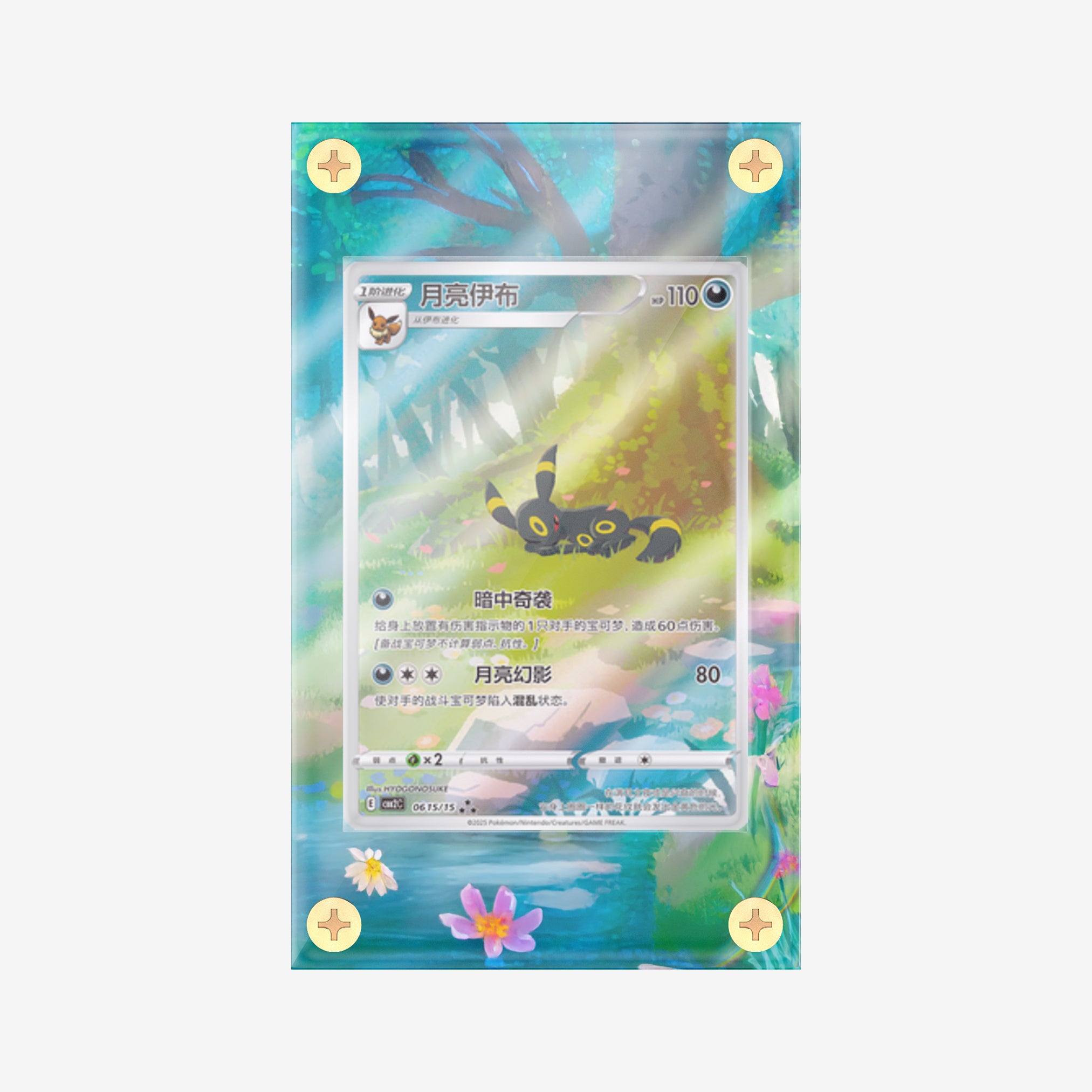 Umbreon AR: Simplified Chinese Gem Vol 2 - Pokemon Infinity Frames