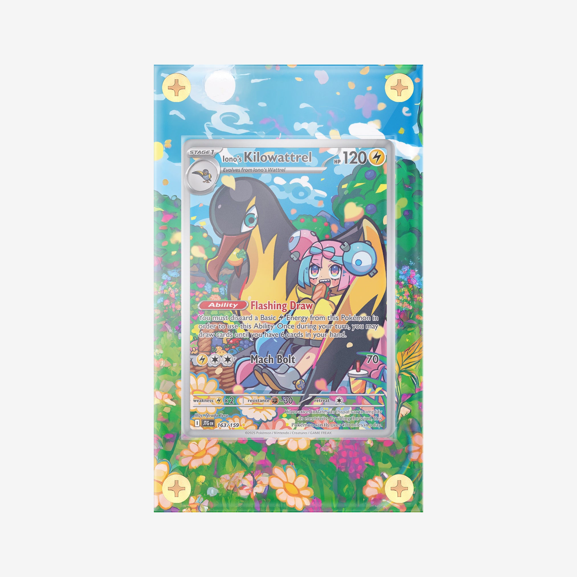 Iono's Killowattral IR: Journey Together - Pokemon Infinity Frames