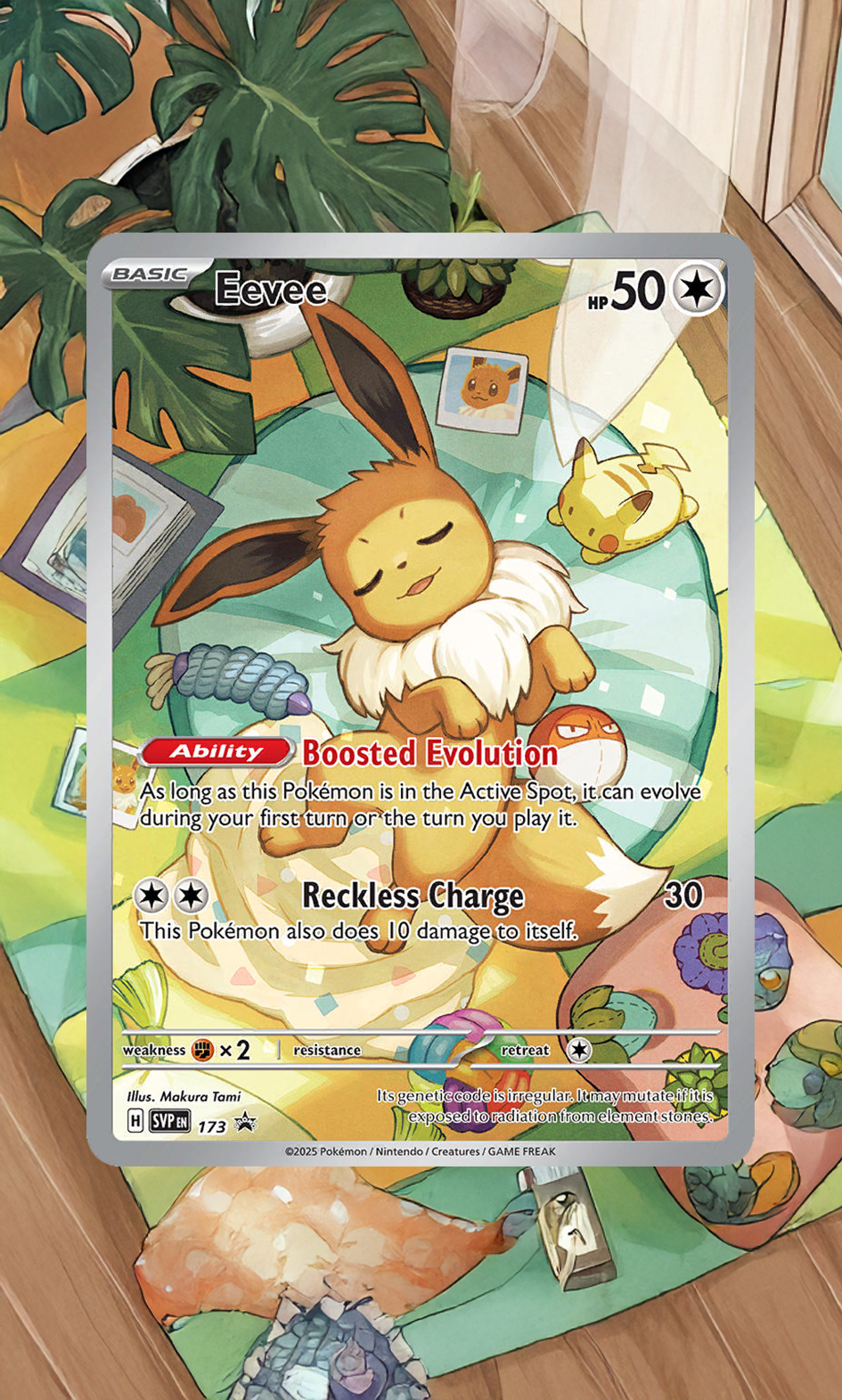 eevee pokemon card full art Eevee Promo SVP 173