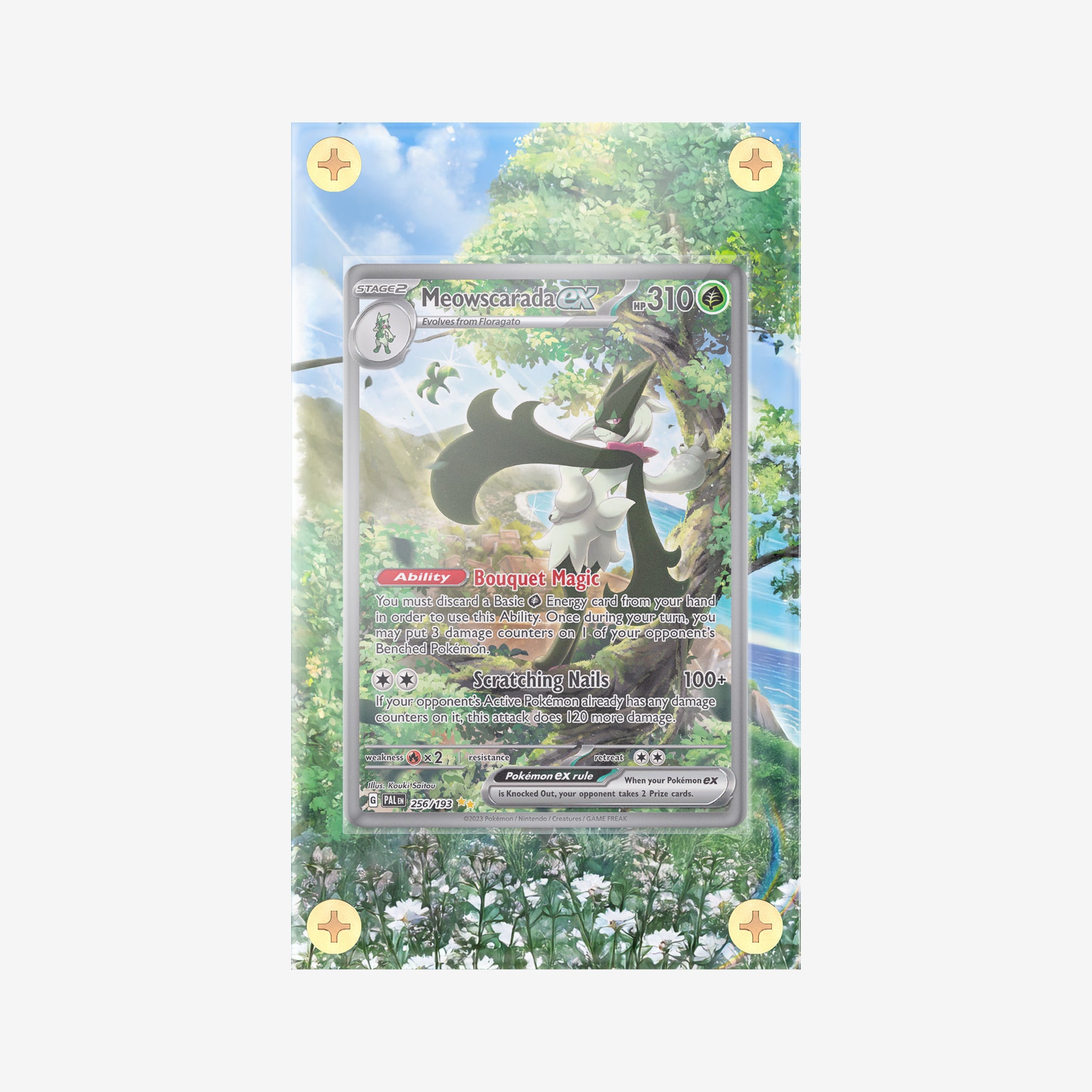 Meowscarda #256/193 : Paldea Evolved - Pokemon Infinity Frames