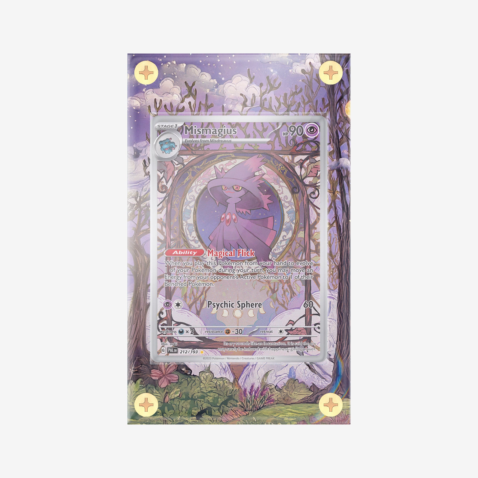Mismagius: Paldea Evolved - Pokemon Infinity Frames