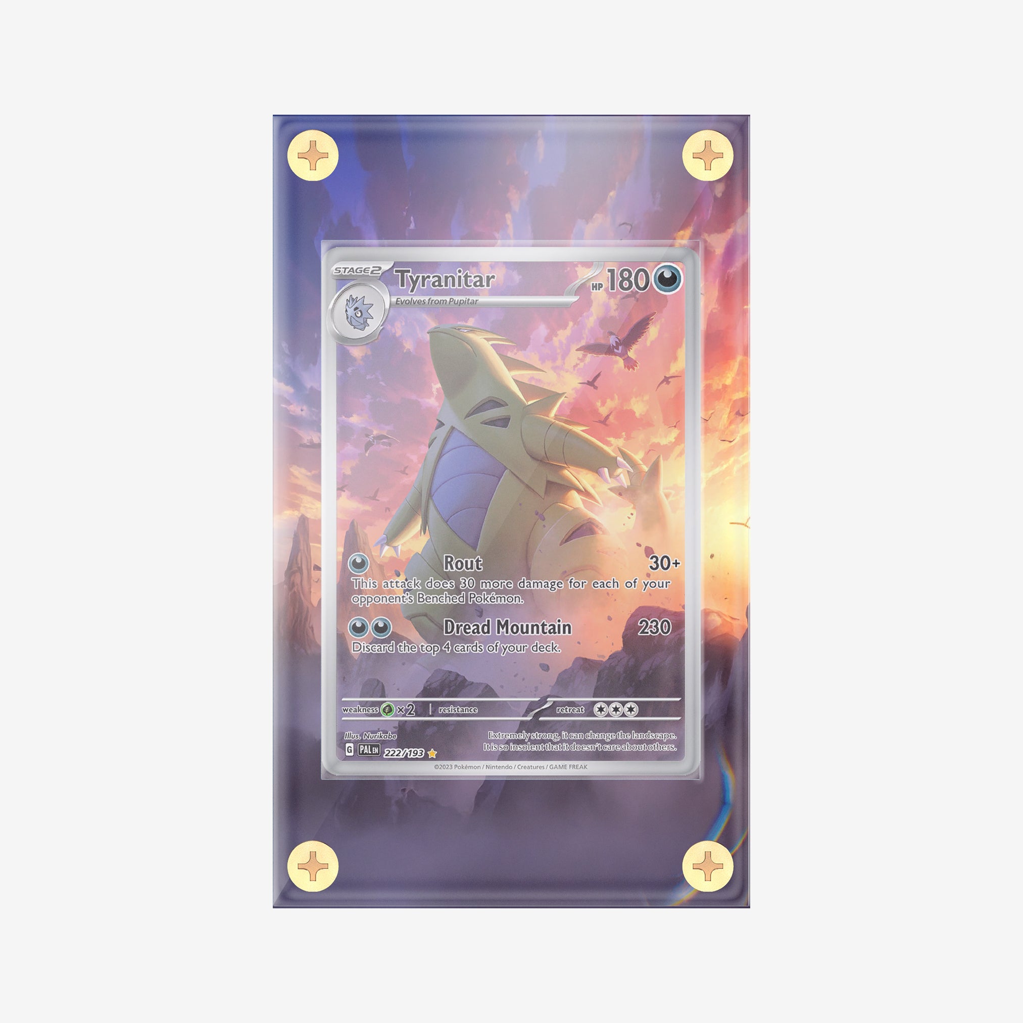 Tyranitar IR: Paldea Evolved - Pokemon Infinity Frames