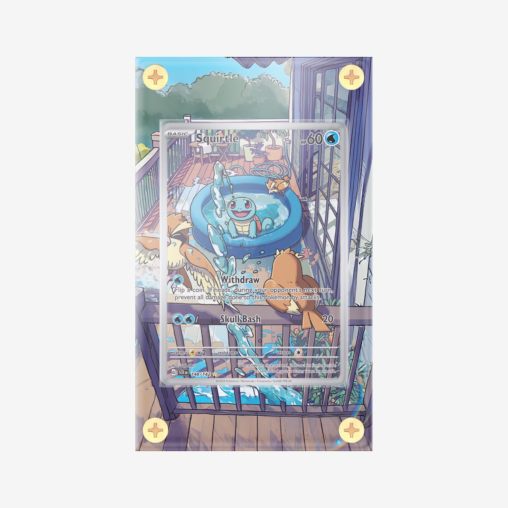 Squirtle IR: Stellar Crown - Pokemon Infinity Frames
