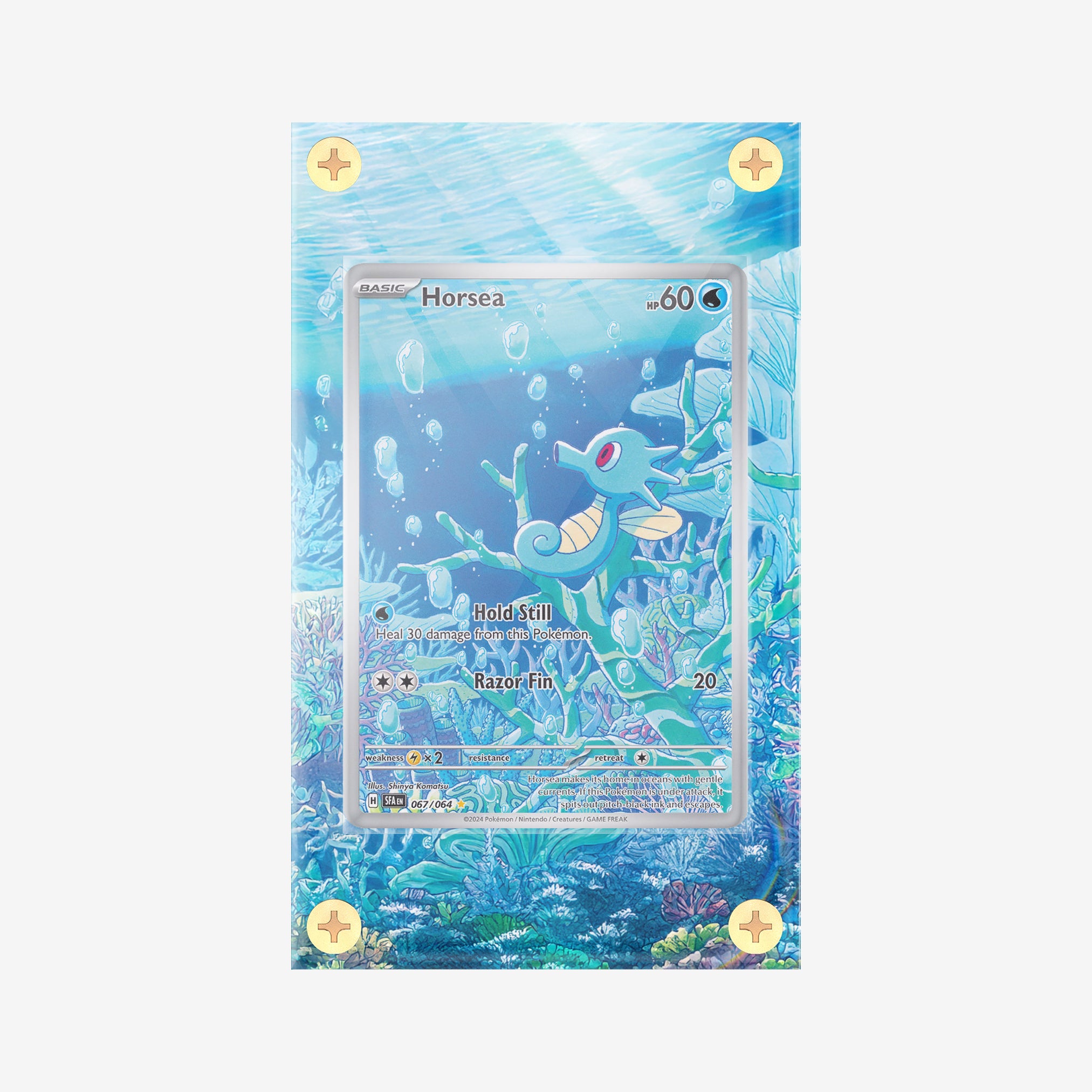 Horsea #067/064 : Shrouded Fable - Pokemon Infinity Frames