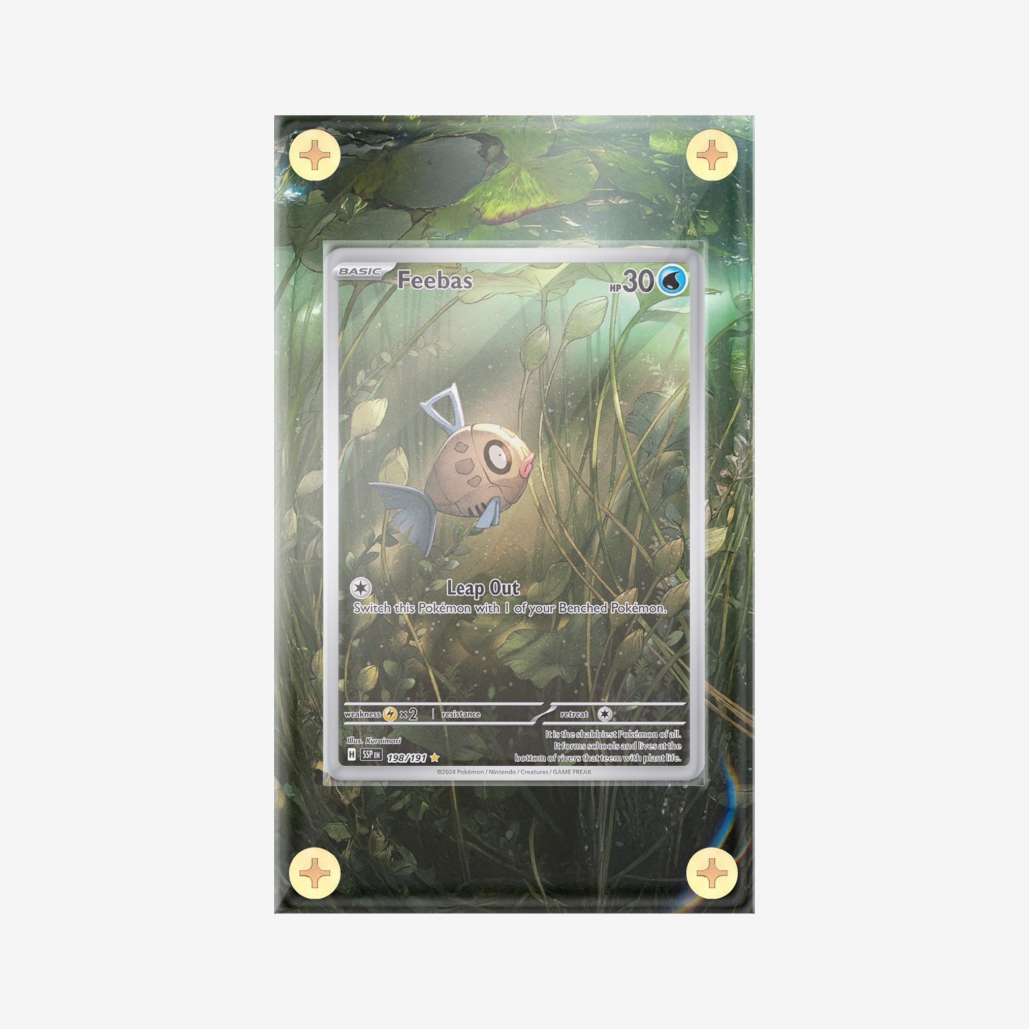 Feebas #198/191 : Surging Sparks - Pokemon Infinity Frames