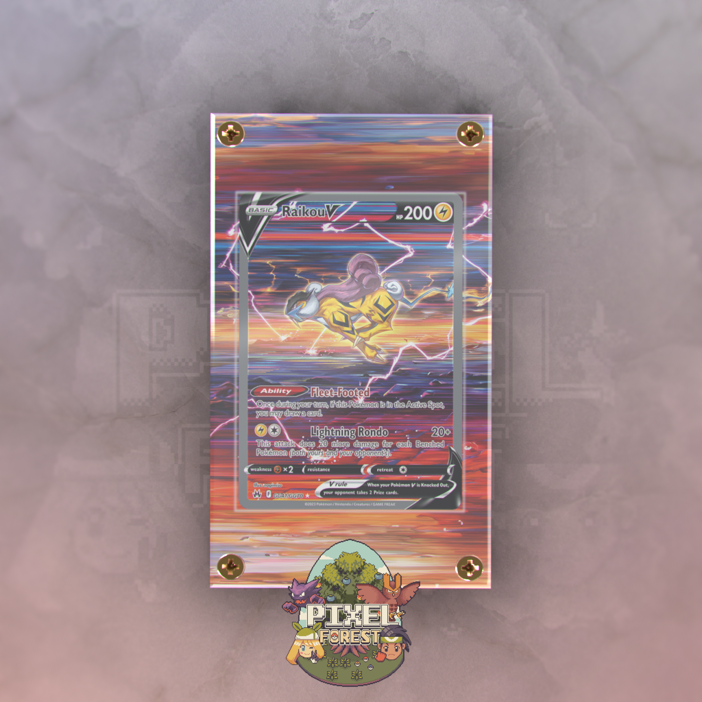 Raikou V #GG41/GG70 : Crown Zenith - Pokemon Infinity Frames