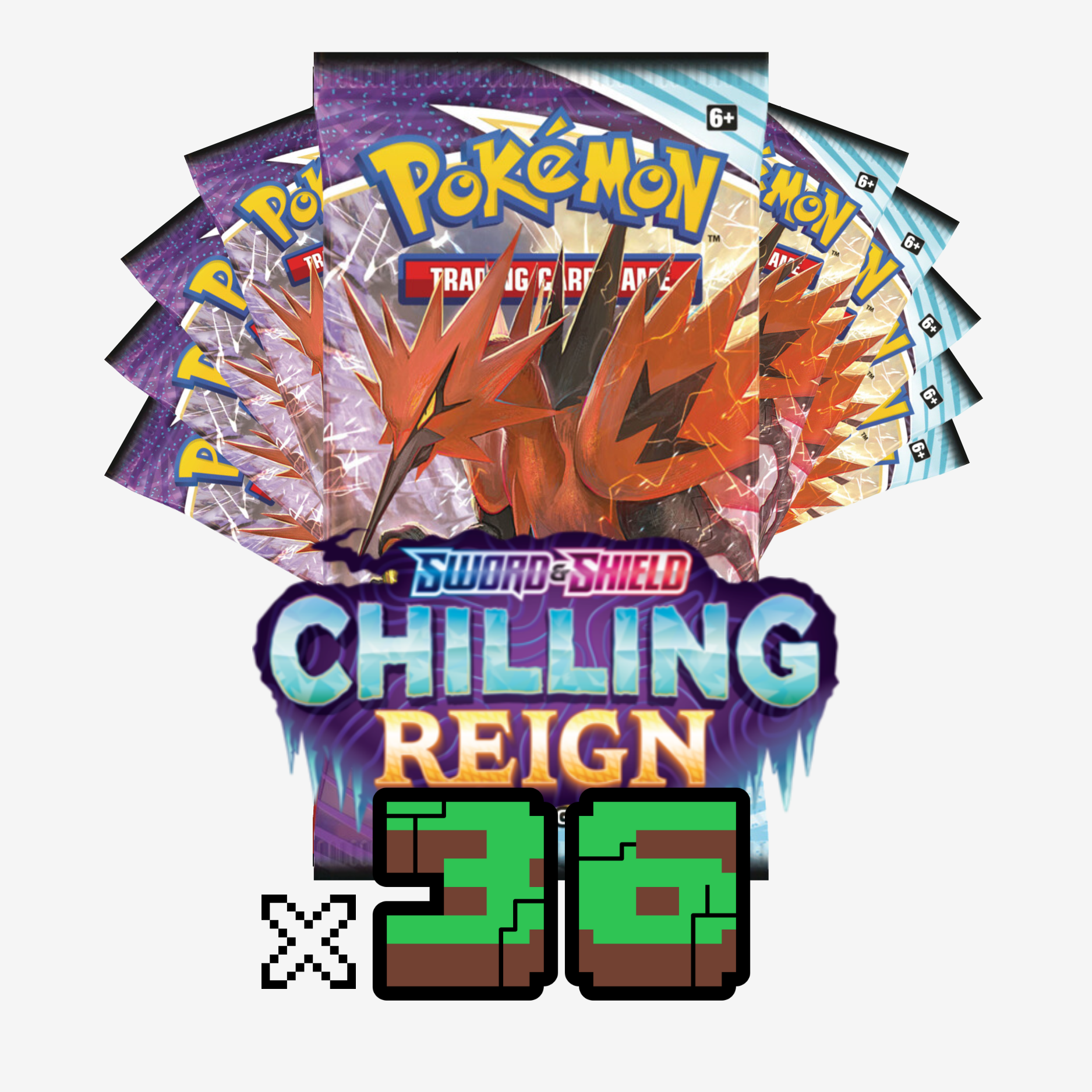 Pokemon Chilling Reign Booster Pack - English (x36)