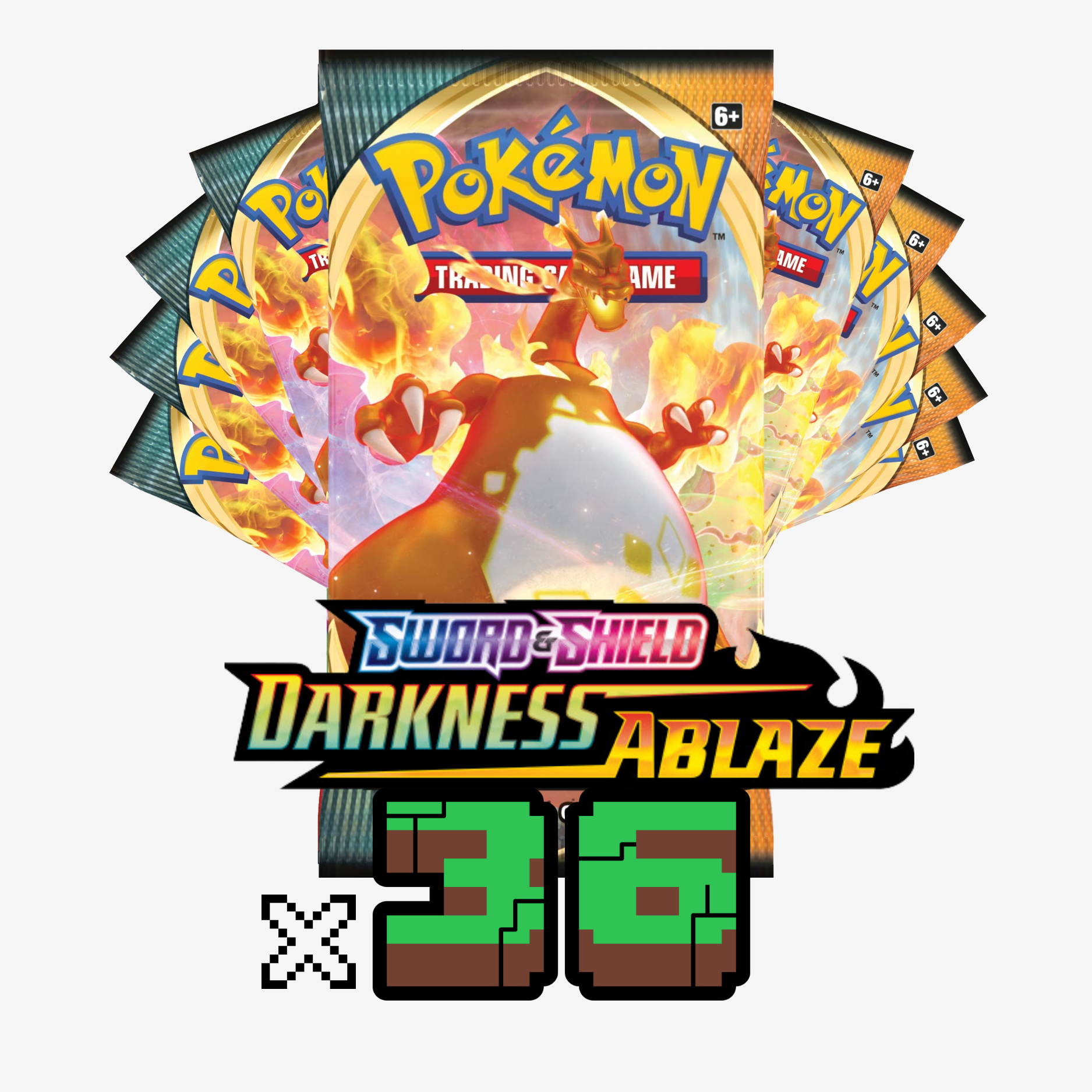 Pokemon Darkness Ablaze Booster Pack - English (x36)
