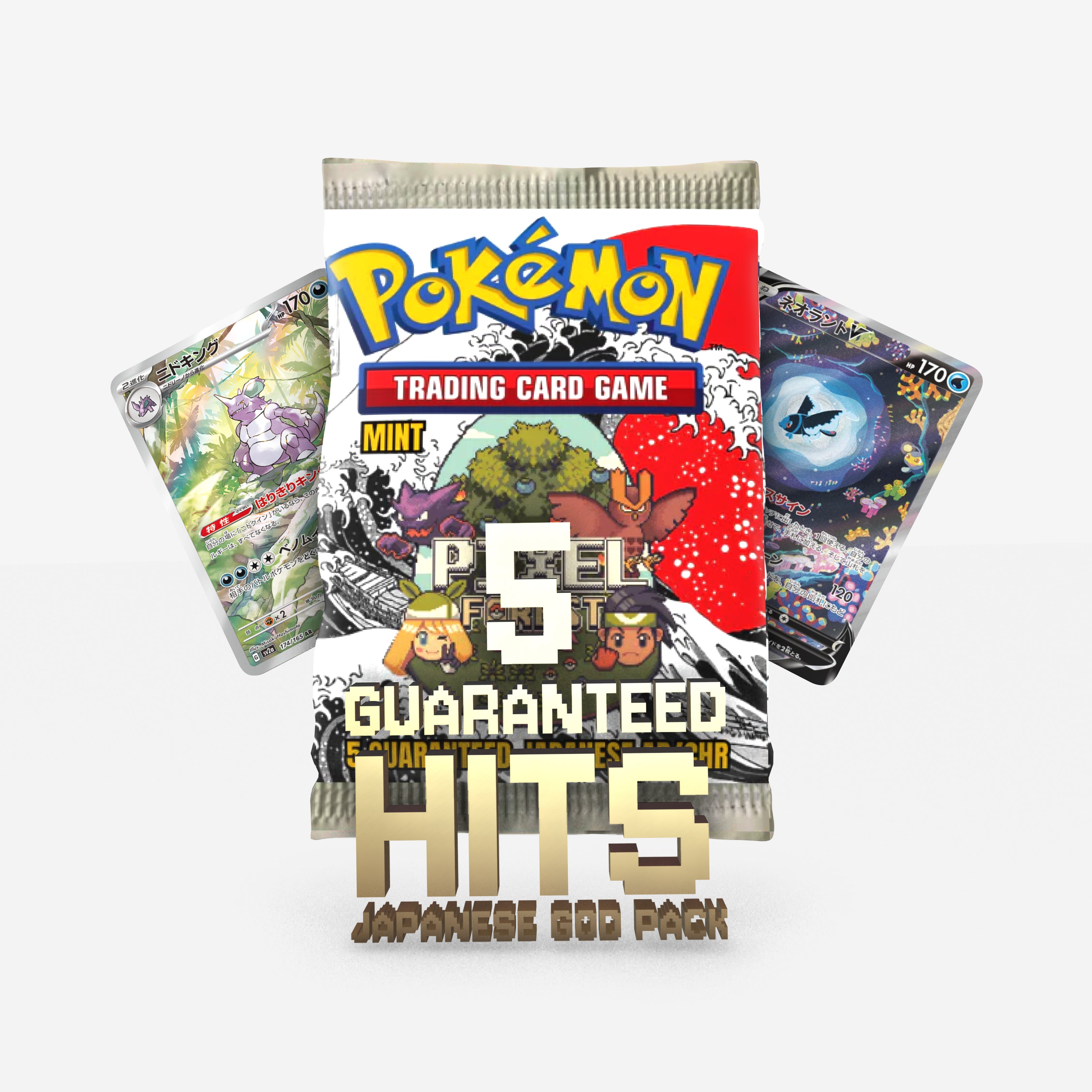 Pokemon PixelForest 5 HIT Pack Japanese AR/CHR x1