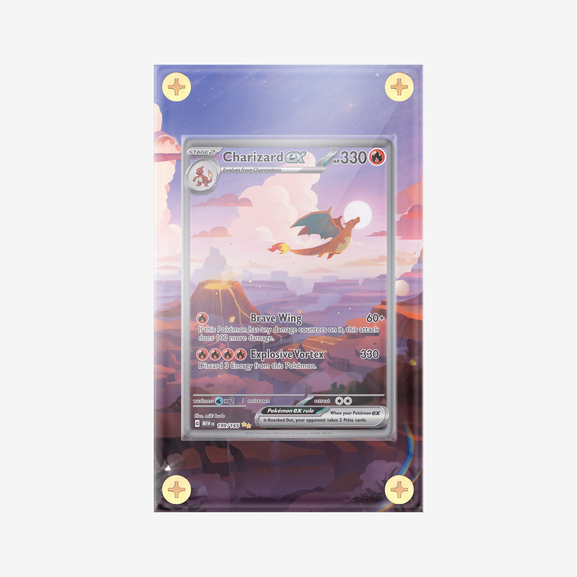 Charizard #199/165 : 151 - Pokemon Infinity Frames
