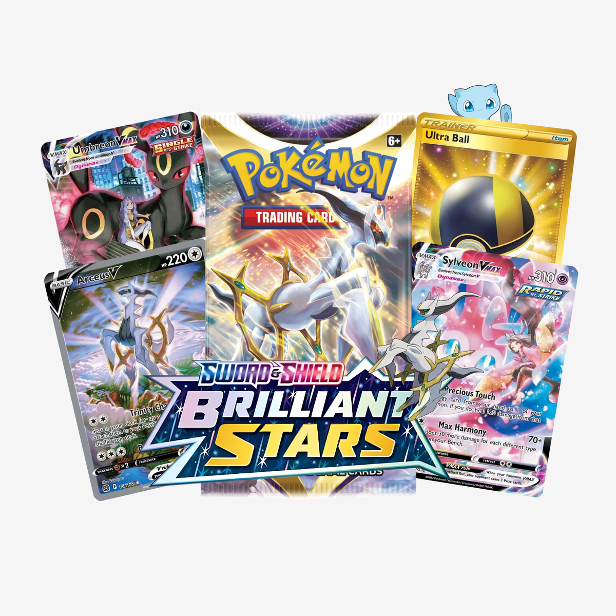 Pokemon Brilliant Stars Sealed Booster Pack x1 (Trading Cards)