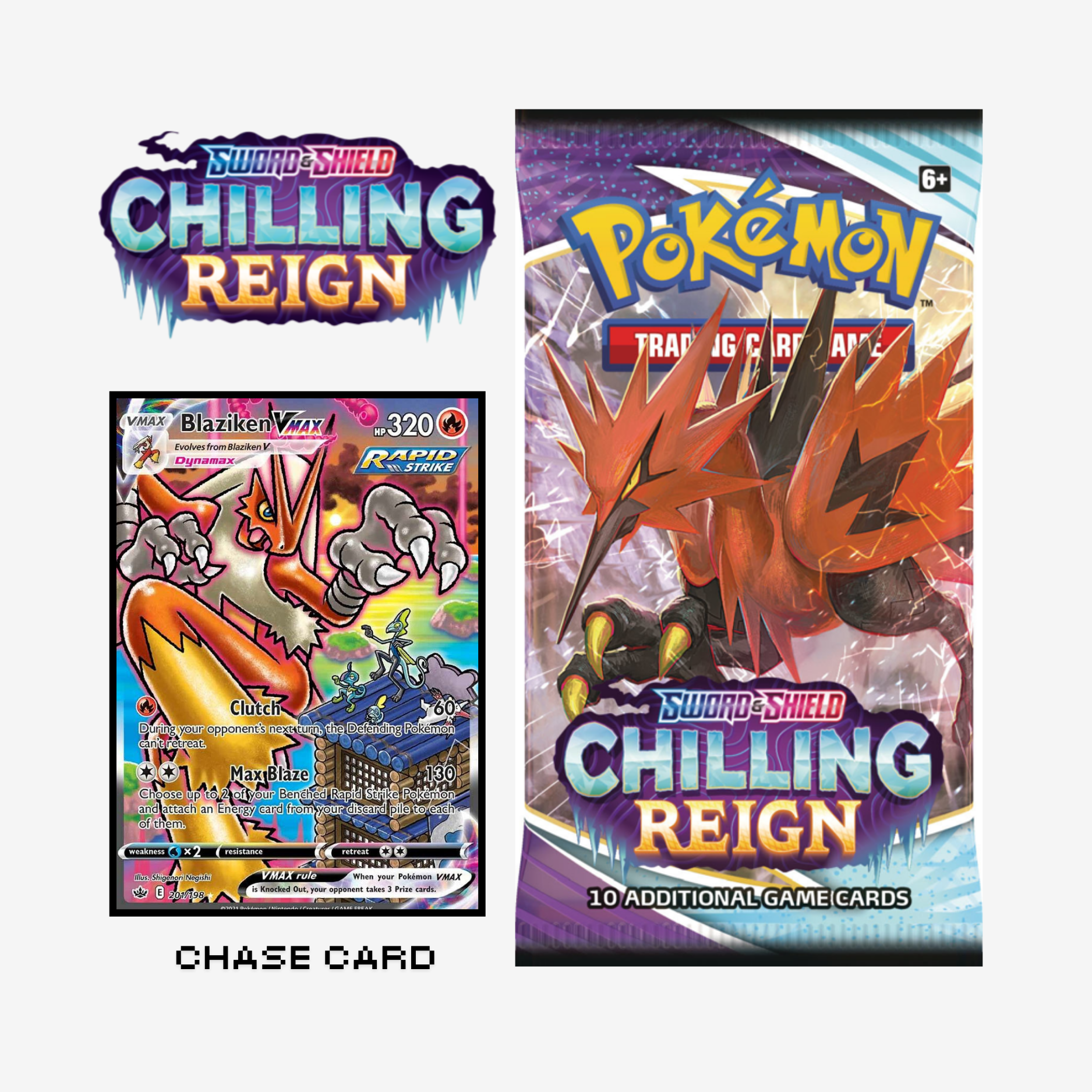 Pokemon Chilling Reign Booster Pack - English (x1)