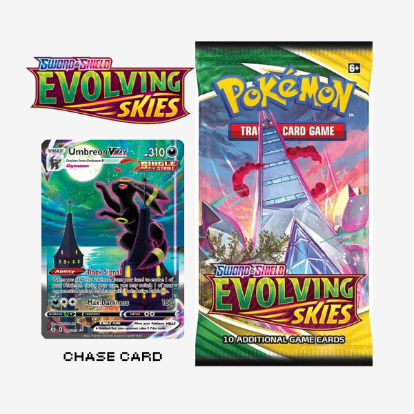 Pokemon Evolving Skies Sealed Booster Pack x1 (Trading Cards)