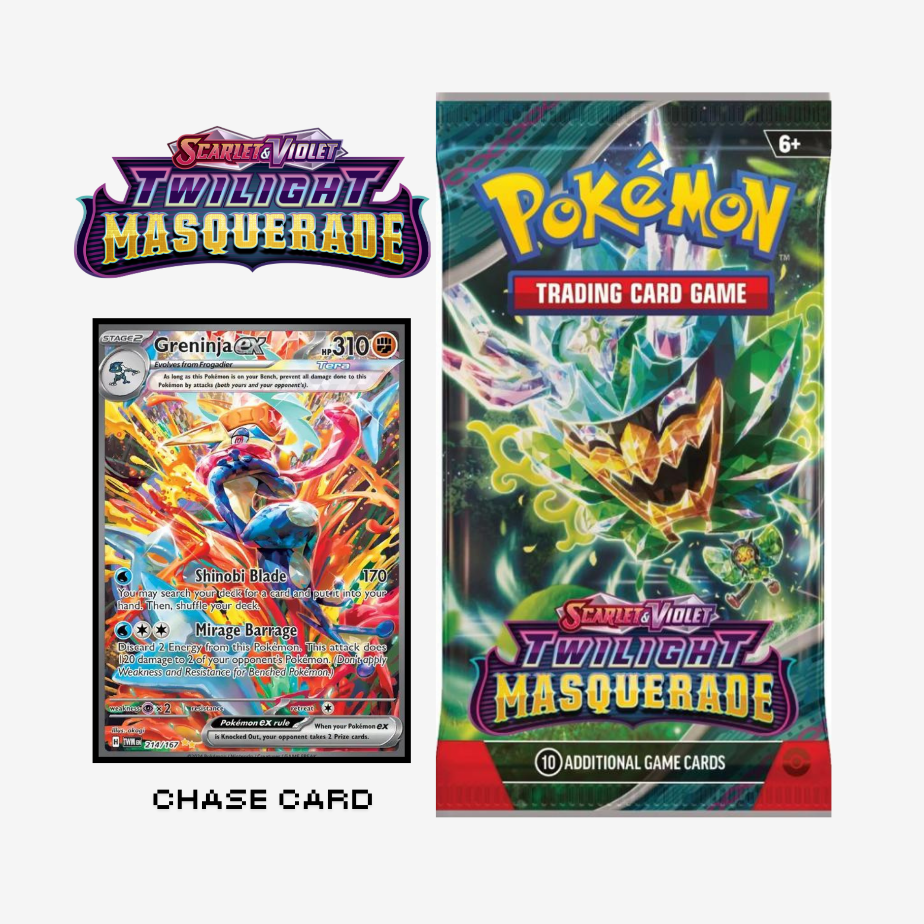 English Pokemon Twilight Masquerade Booster Pack - English (x1)