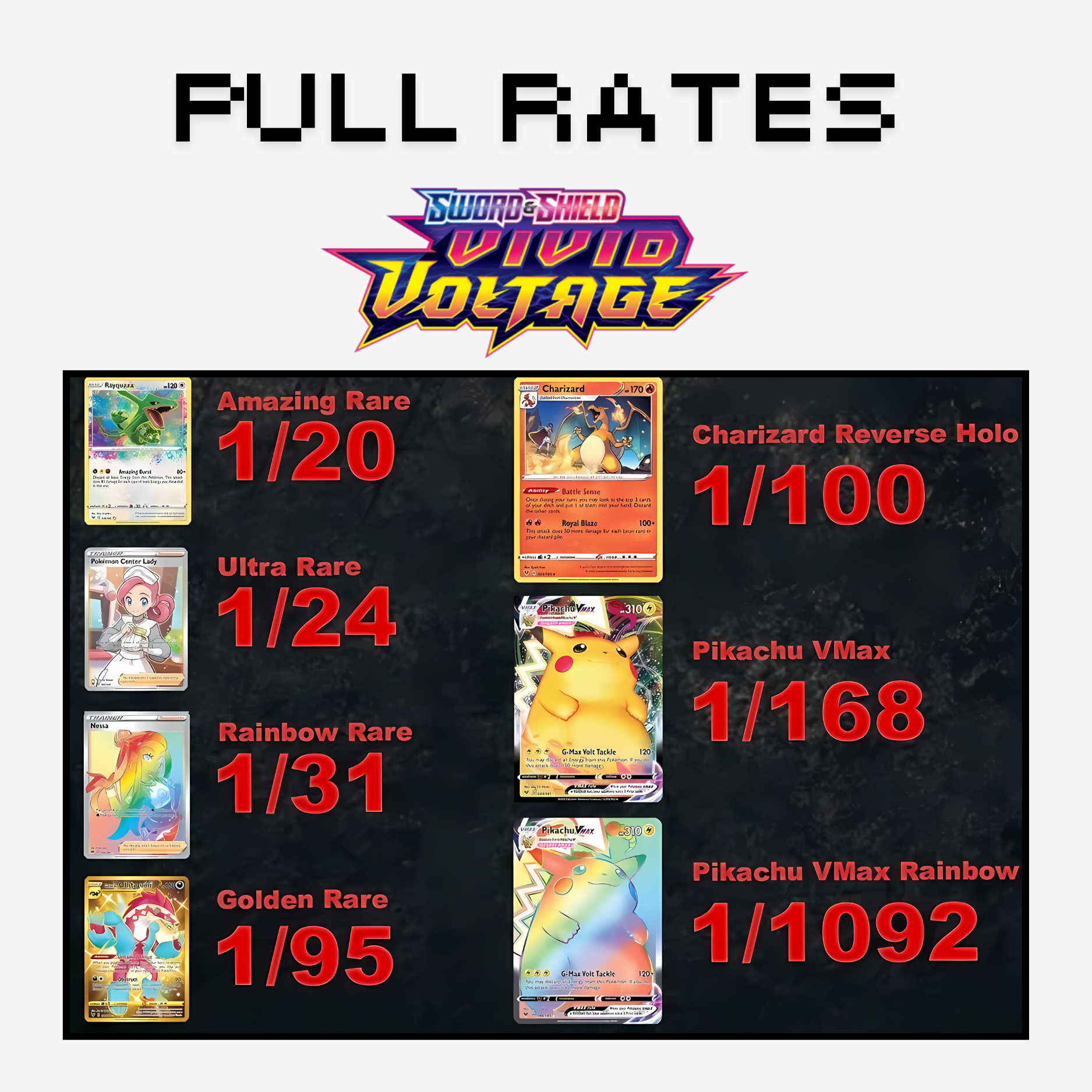 English Pokemon Vivid Voltage Booster Pack - English (x36)