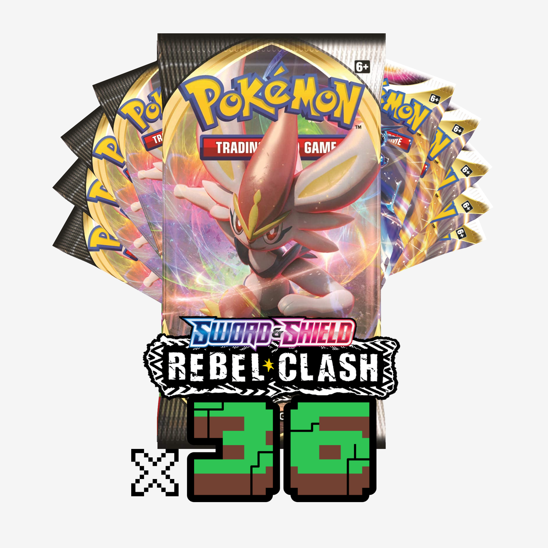 Pokemon Rebel Clash Booster Pack - English (x36)