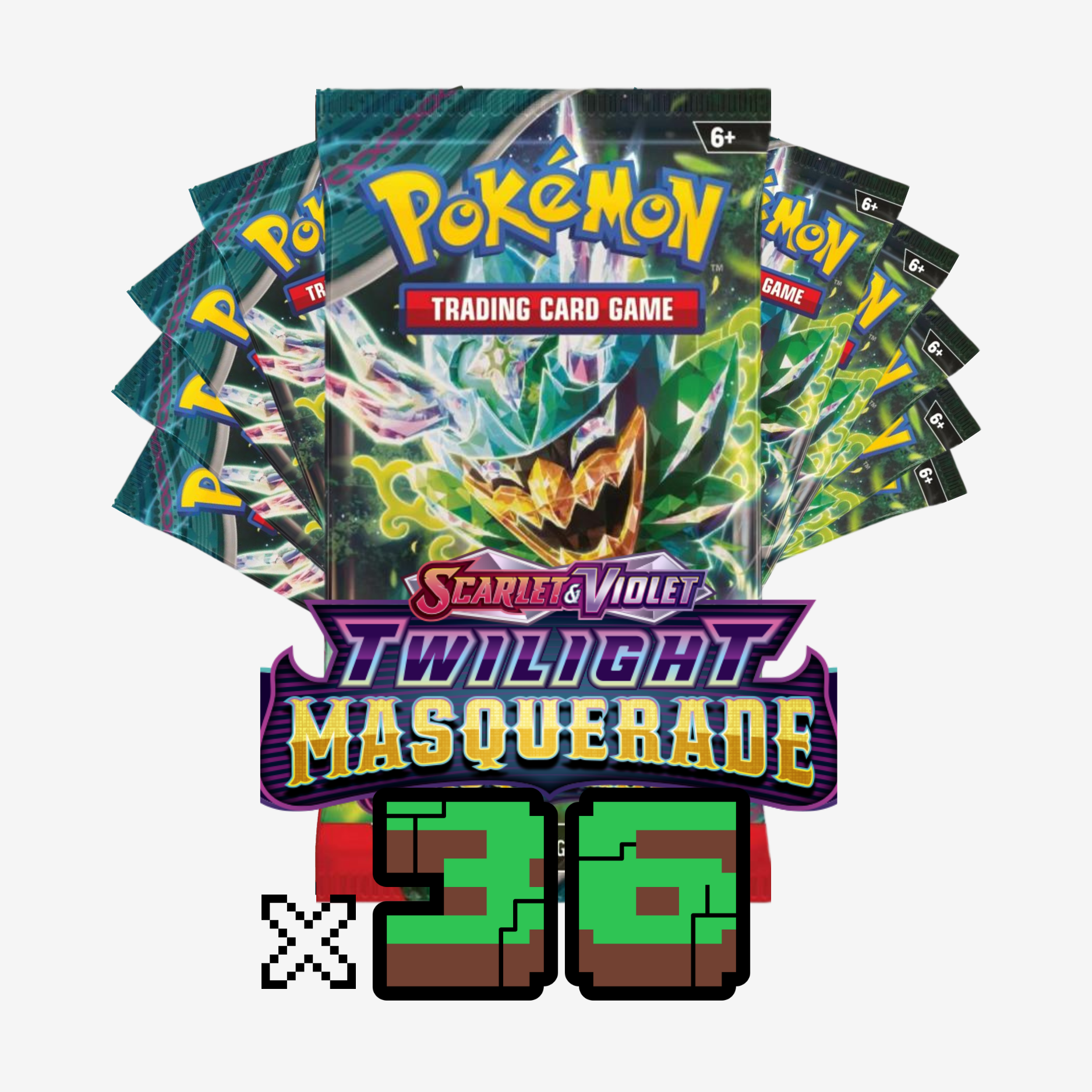 Pokémon twilight masquerade 英語版 Pokemon Twilight Masquerade Booster Pack - English (x36)