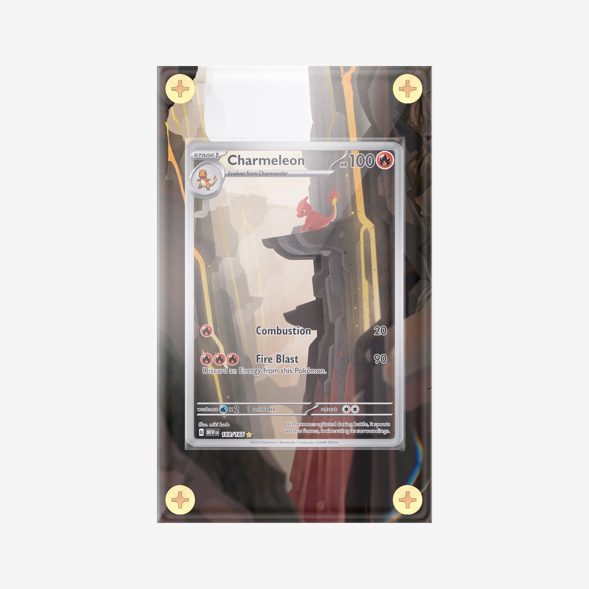 Charmeleon #169/165 : 151 - Pokemon Infinity Frames