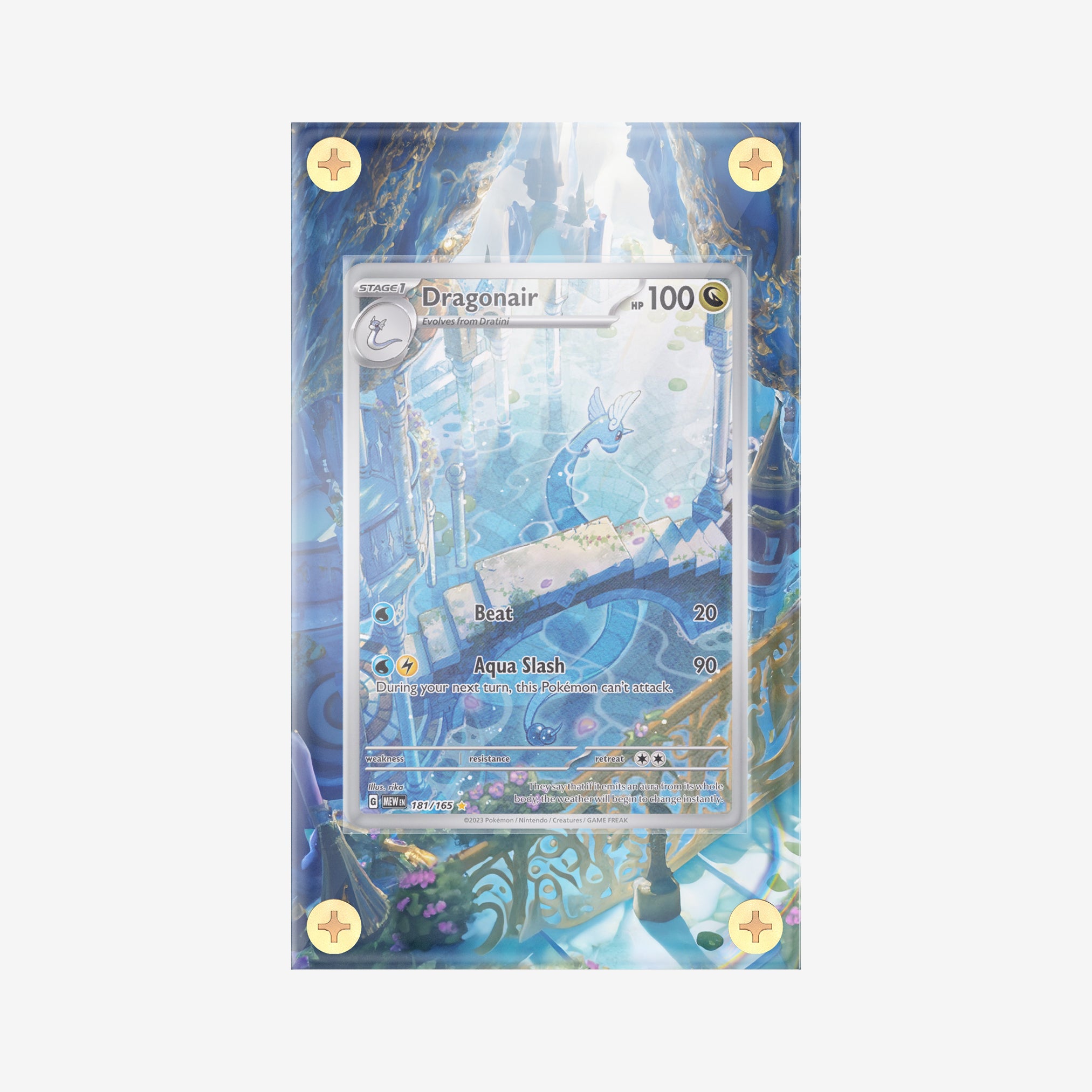 Dragonair #181/165 : 151 - Pokemon Infinity Frames
