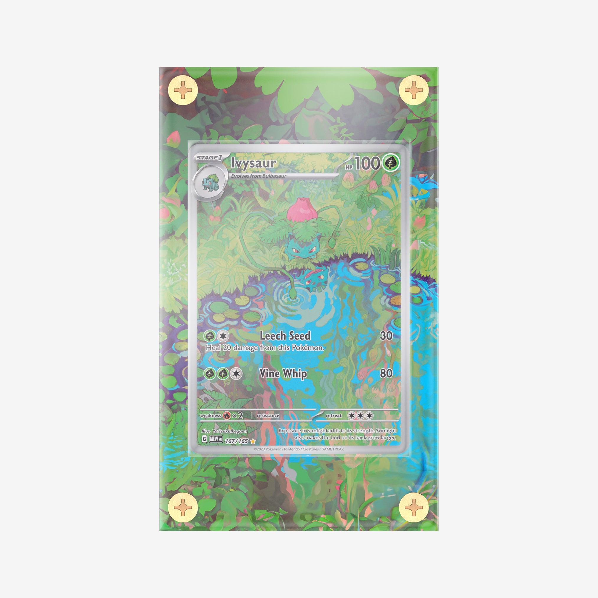 Ivysaur #167/165 : 151 - Pokemon Infinity Frames