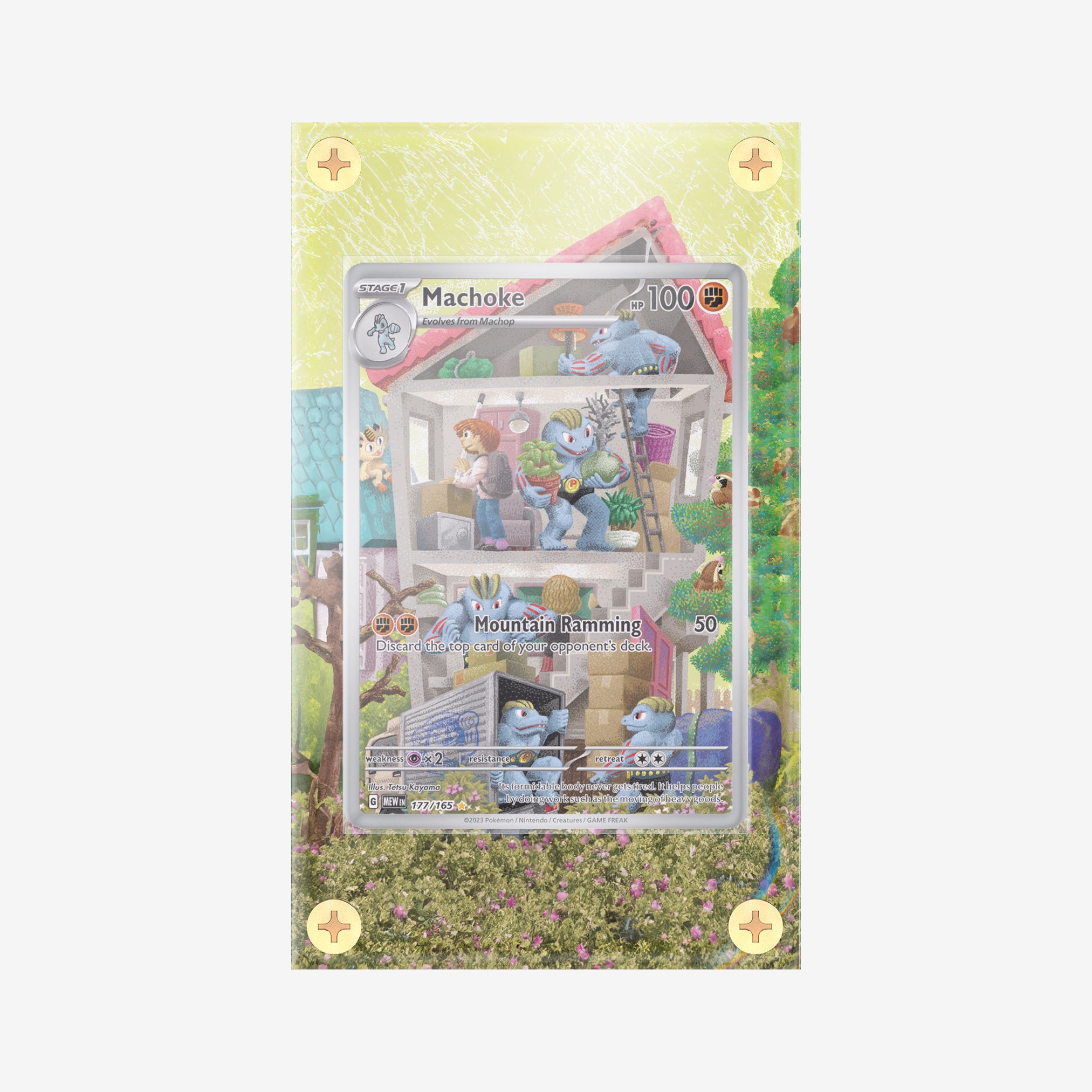 Machoke #177/165 : 151 - Pokemon Infinity Frames