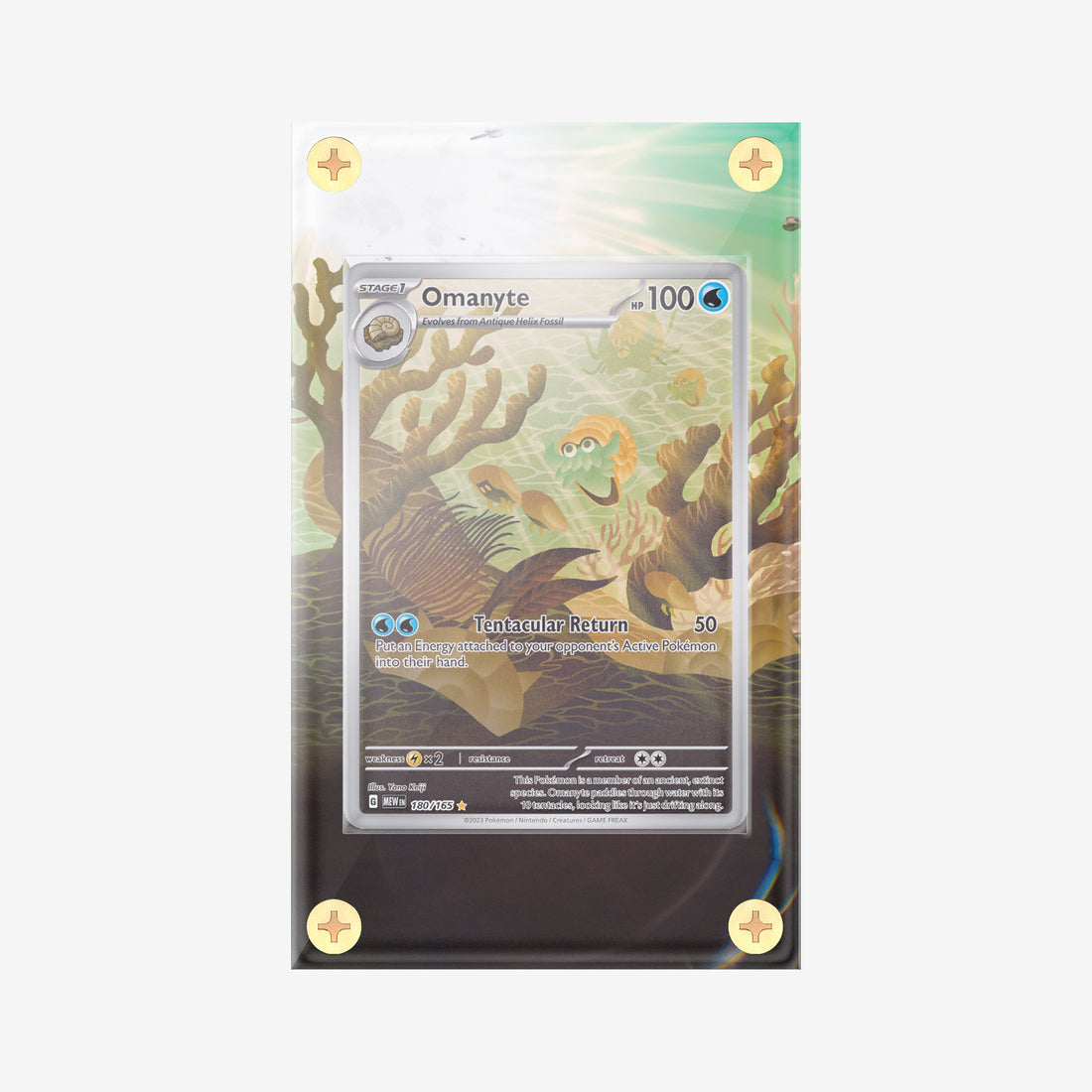 Omanyte #180/165 : 151 - Pokemon Infinity Frames