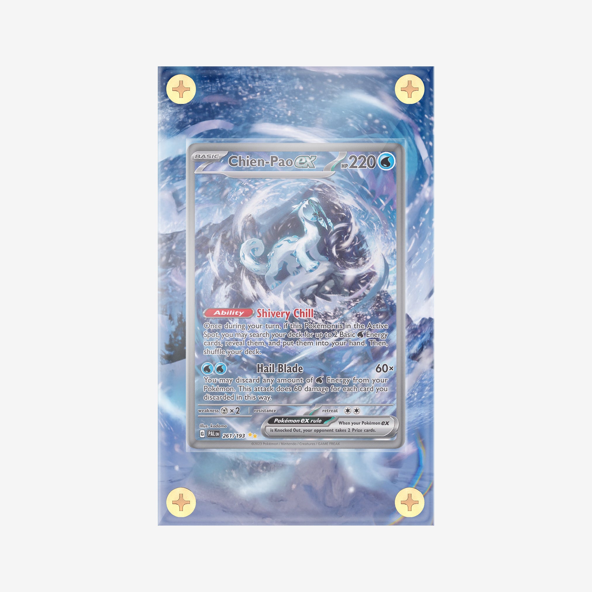Chien-Pao #261/193 : Paldea Evolved - Pokemon Infinity Frames