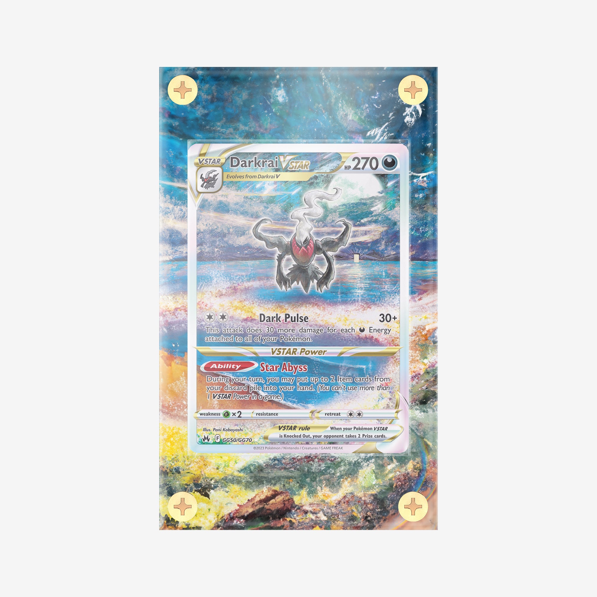 Darkrai #GG50/GG70 : Crown Zenith - Pokemon Infinity Frames