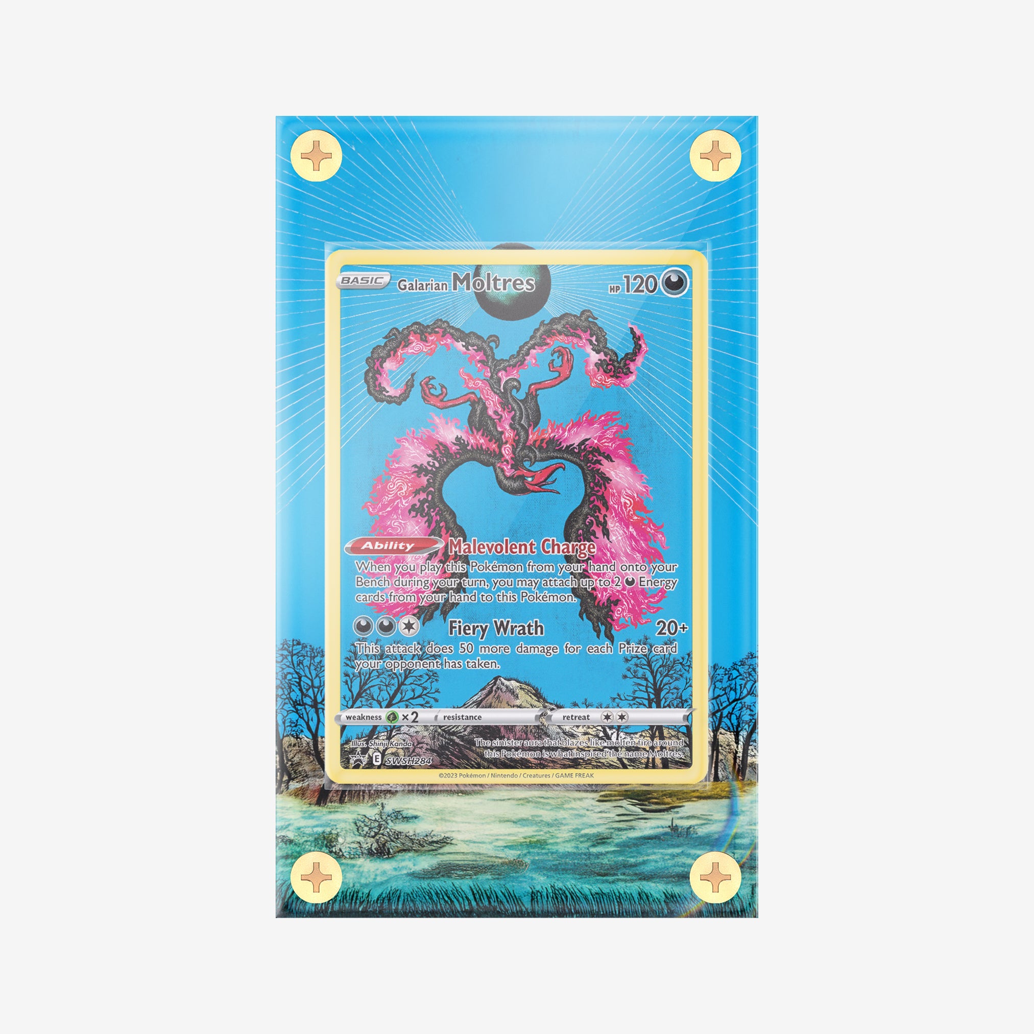 Galarian Moltres Swsh284 PROMO : Crown Zenith - Pokemon Infinity Frames