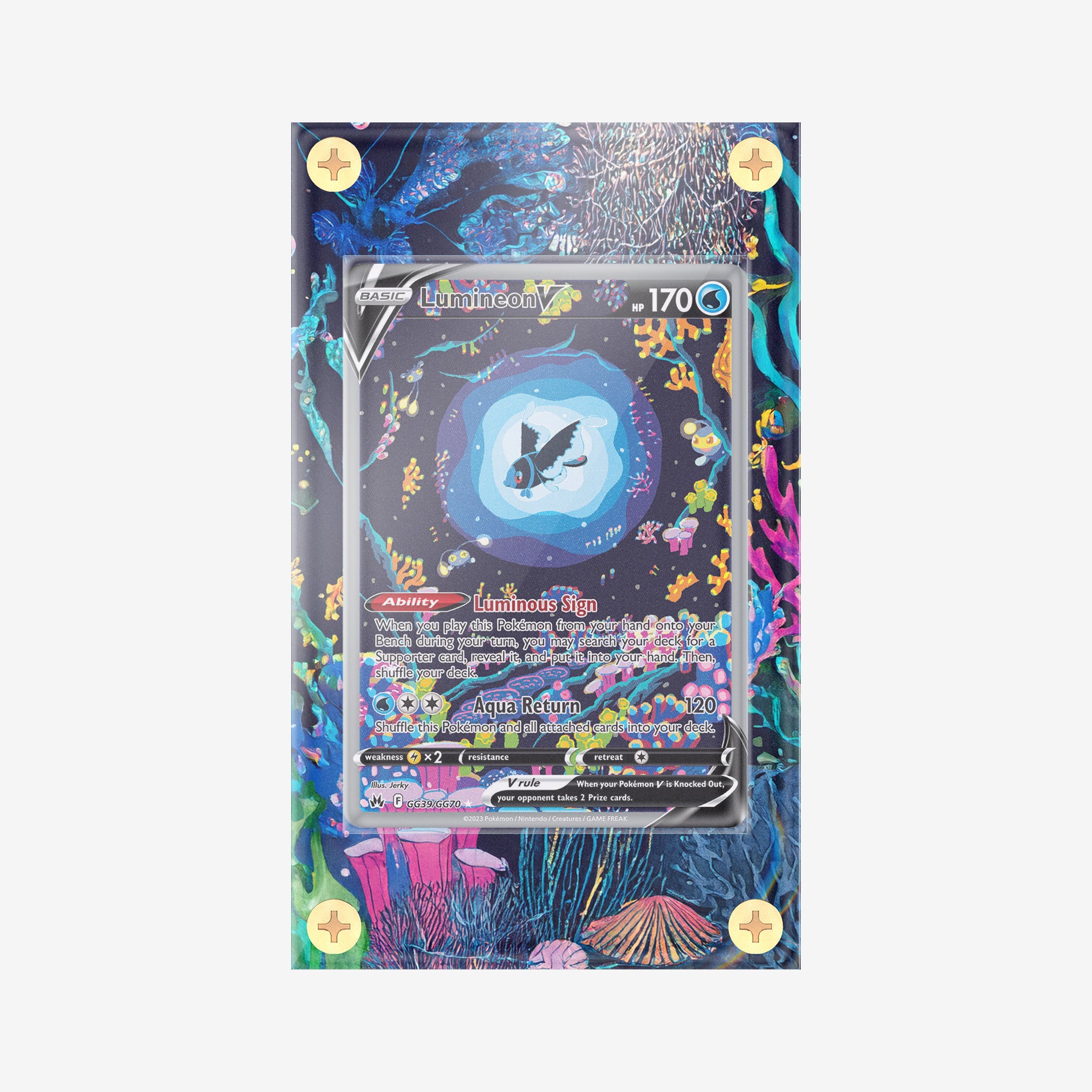 Lumineon V #GG39/GG70 : Crown Zenith - Pokemon Infinity Frames