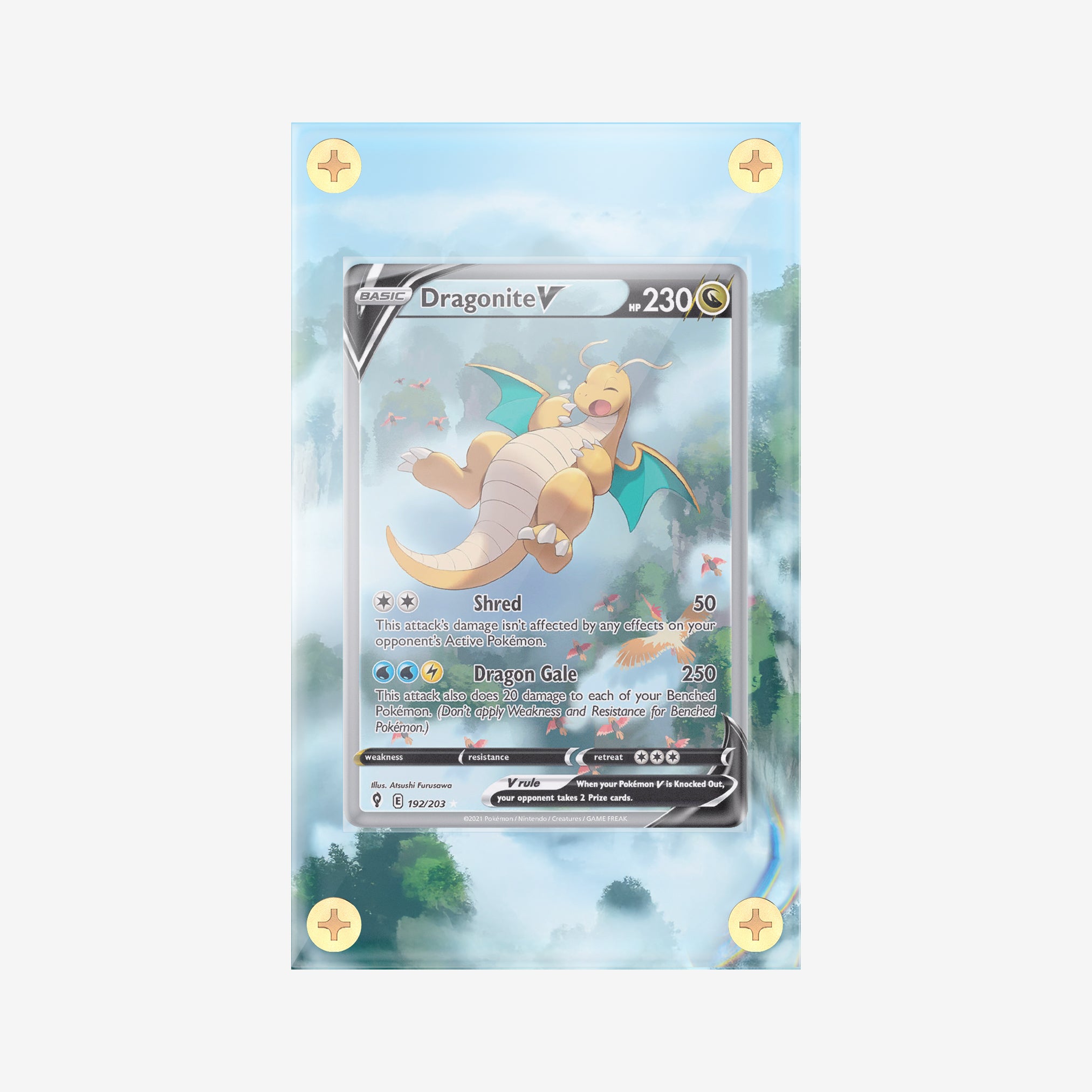 Dragonite V 192/203 : Evolving Skies - Pokemon Infinity Frames