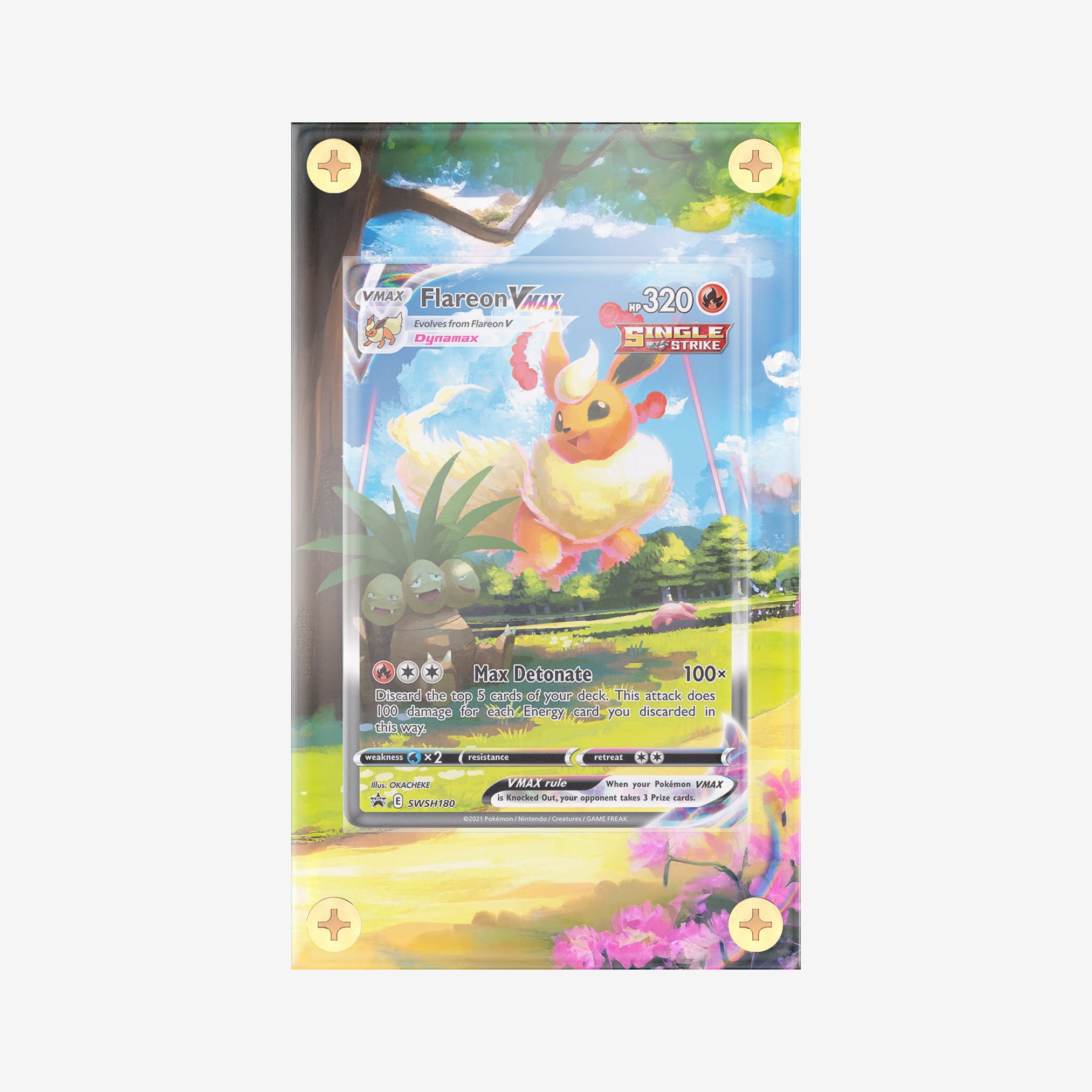 Flareon VMAX SWSH180: Evolving Skies - Pokemon Infinity Frames